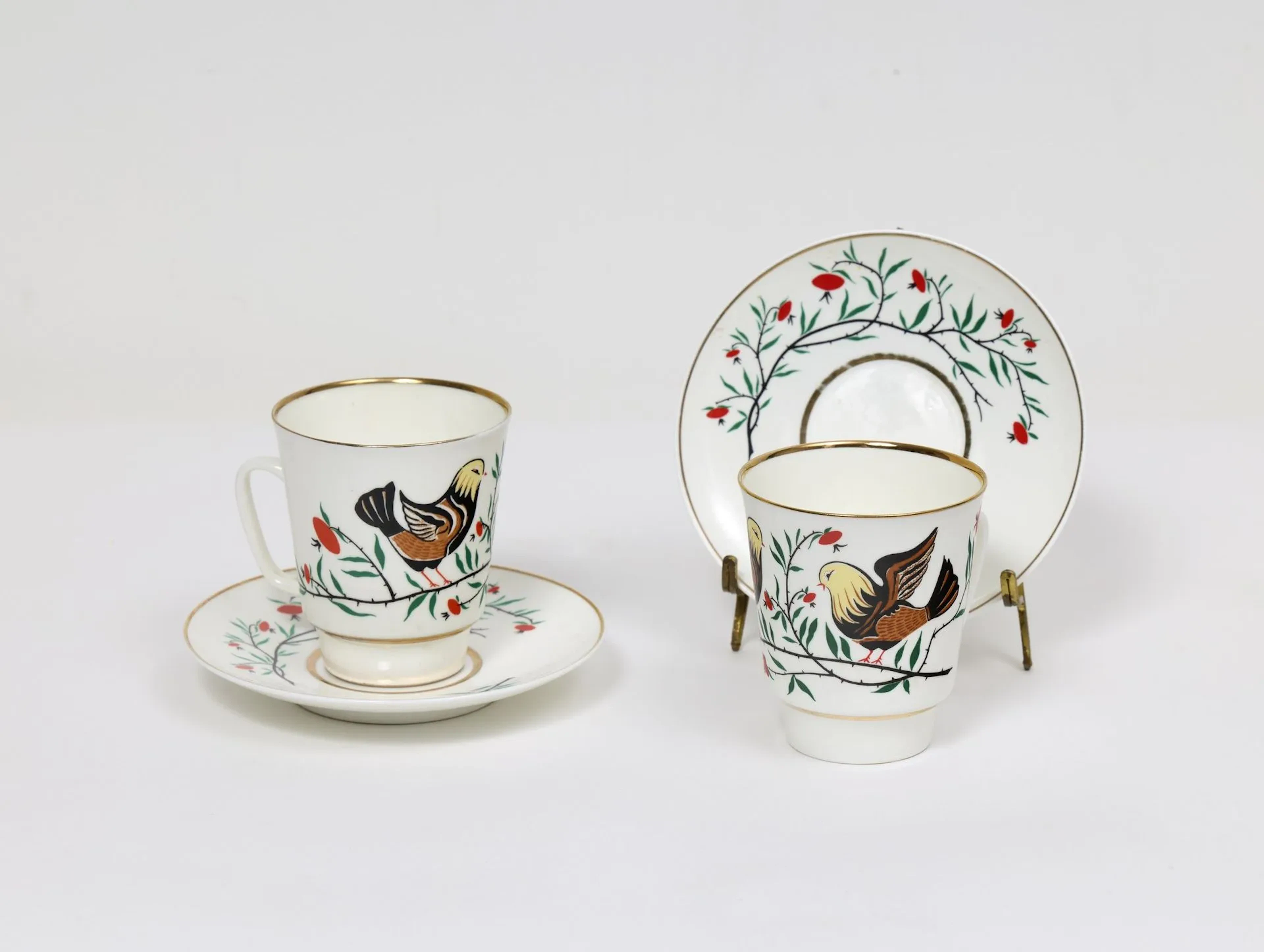Alexandra SCEKATICHINA-POTOCKAJA (1892–1967) “Birds” CUP and SAUCER