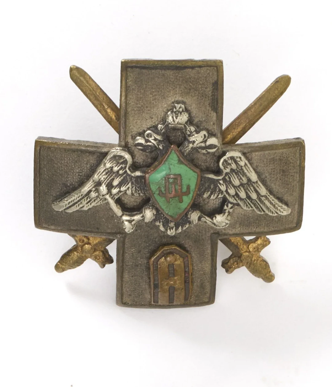 Insignia of the Non-Commissioned Officers' School Metal, enamel 4.3