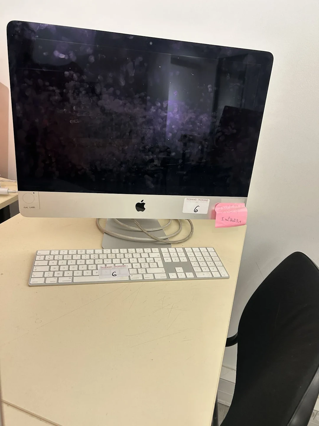1 iMac modèle A1418, numéro de série DGKM60DMF8J7 - Lot 6