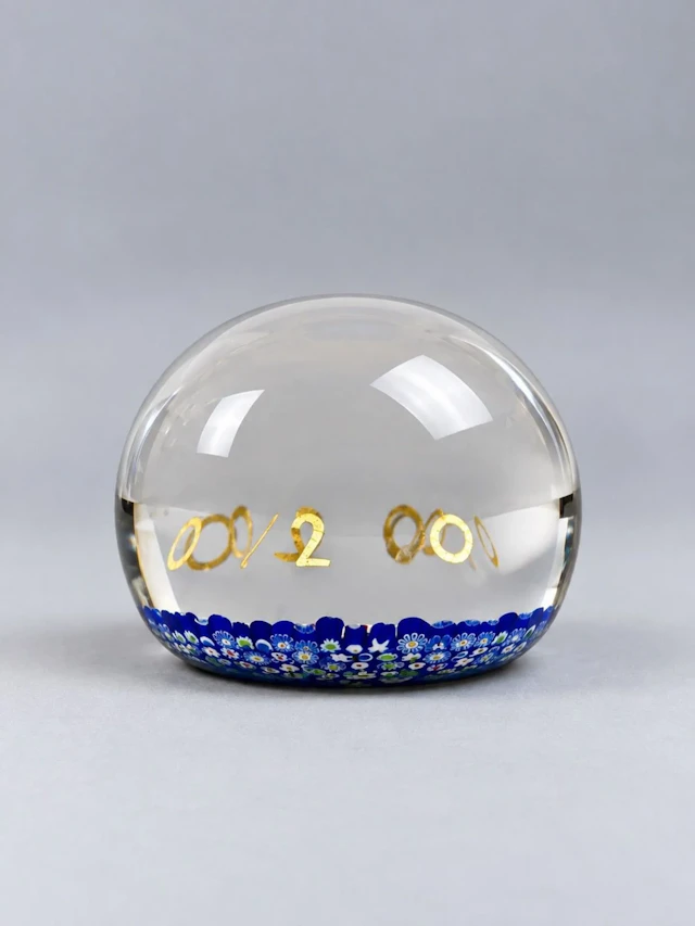 Sulfure Glass Paperweight - Lot 253