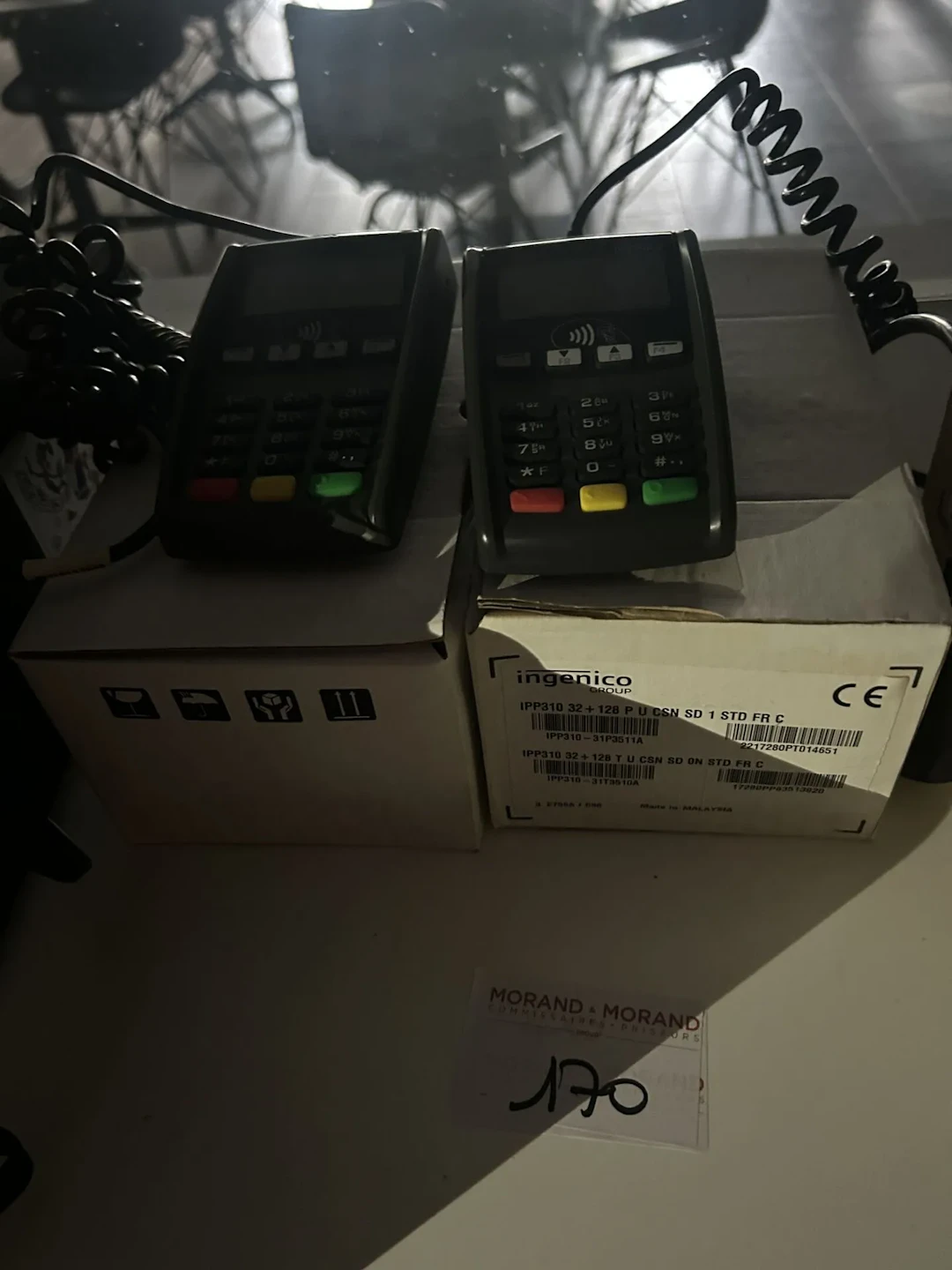 Lot comprenant 2 terminaux de paiement électroniques INGENIC - Lot 170