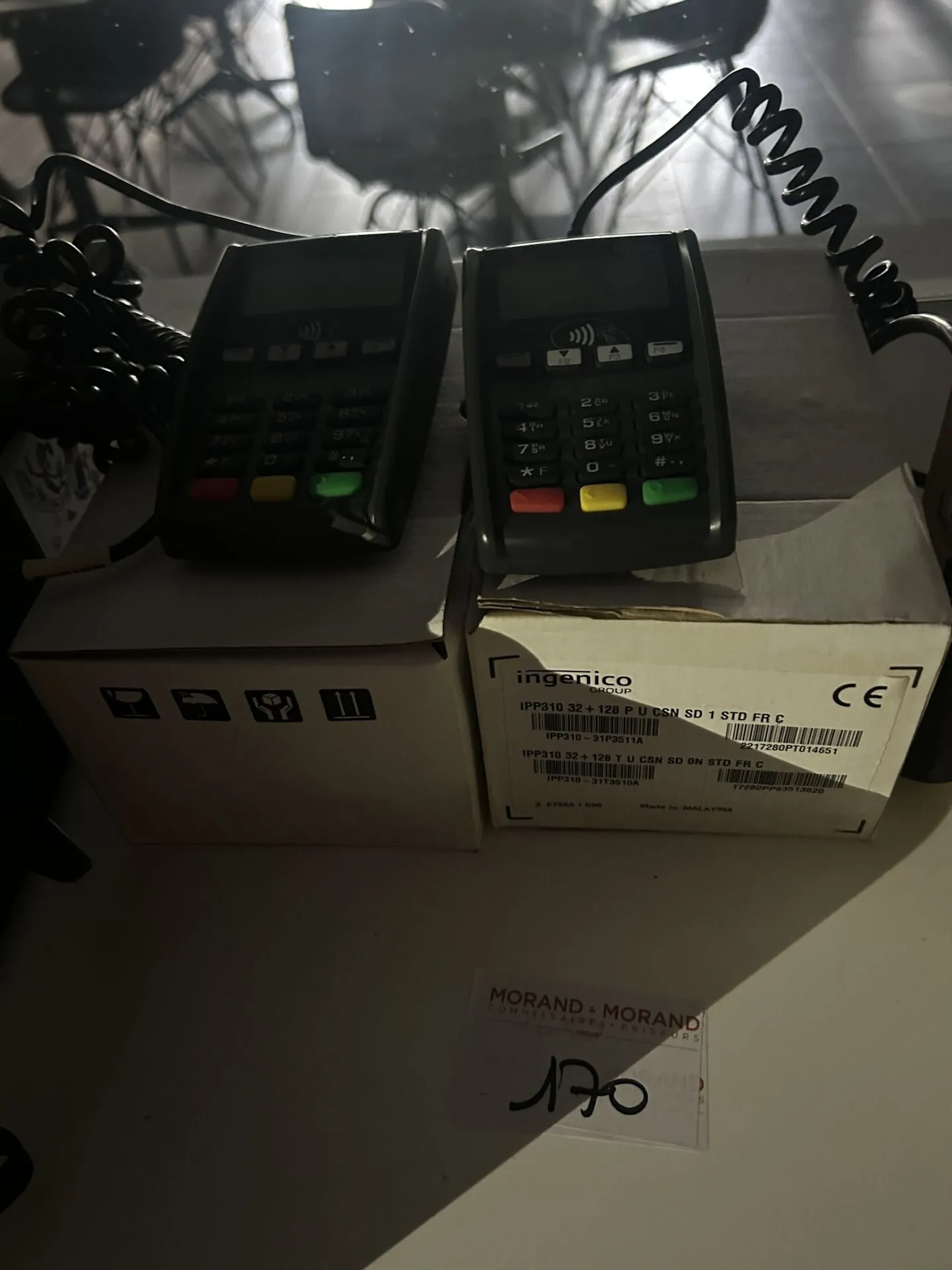 Lot comprenant 2 terminaux de paiement électroniques INGENIC - Lot 170