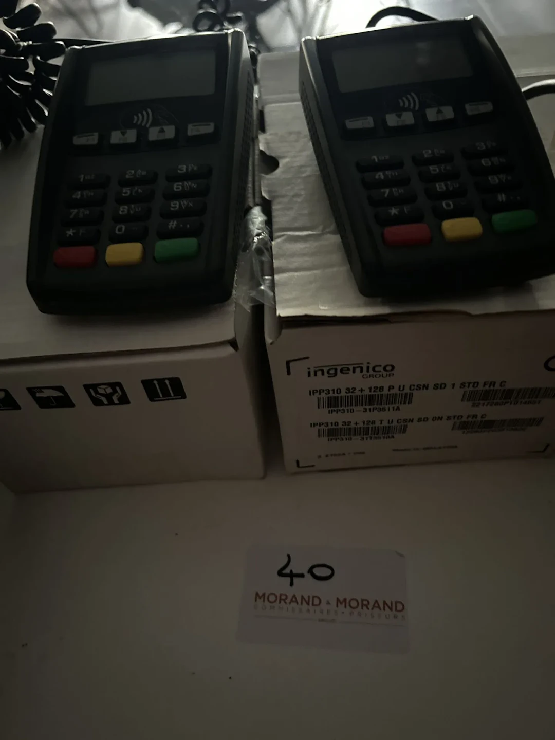 Lot de 2 terminaux de paiement électroniques INGENICO modèle - Lot 189
