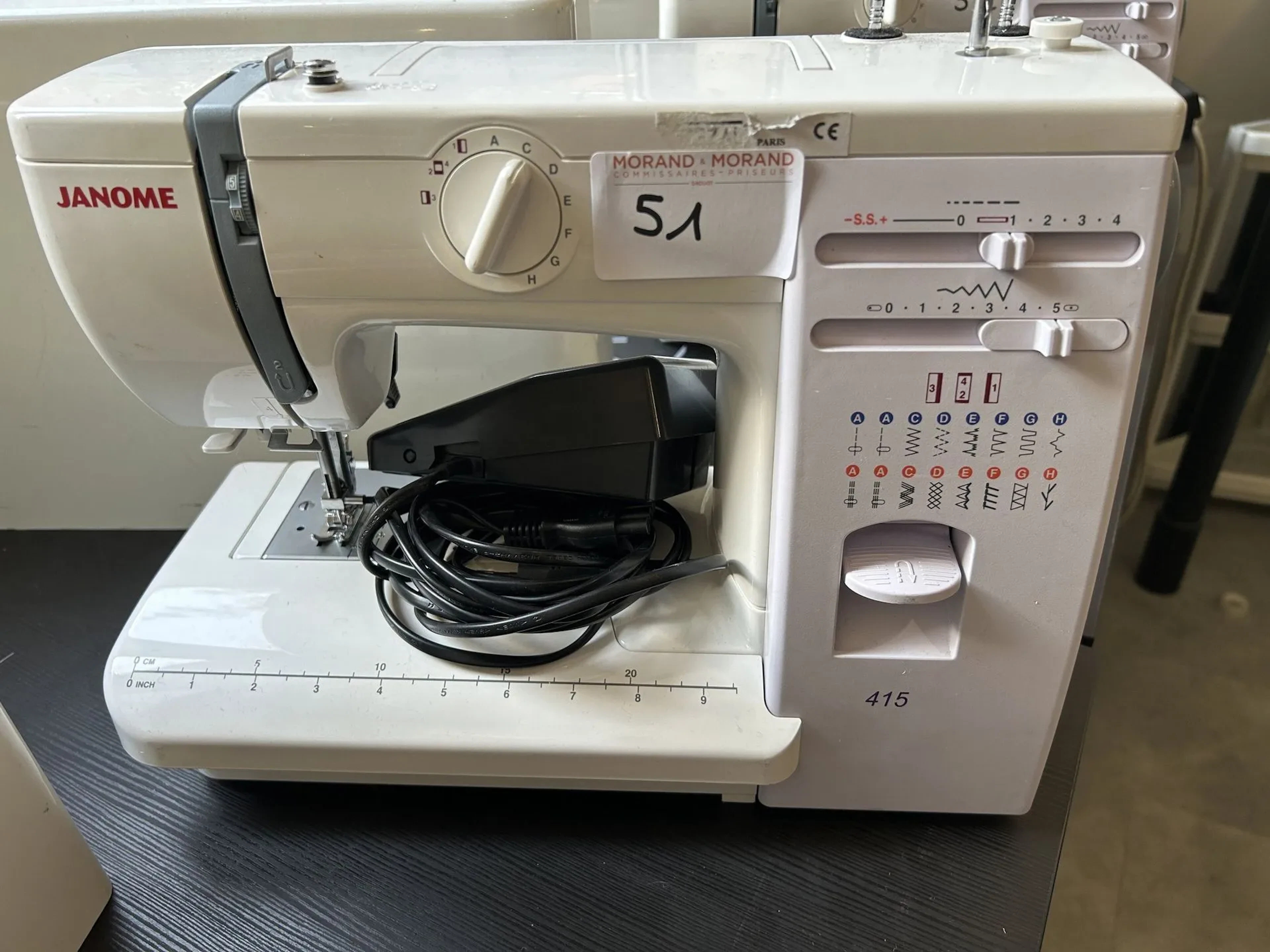 1 machine à coudre FREZAL 415 JANOME - Lot 51