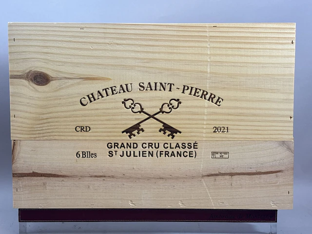 6 Bottles, Château SAINT PIERRE 2021 - 4th GCC Saint Julien, - Lot 196