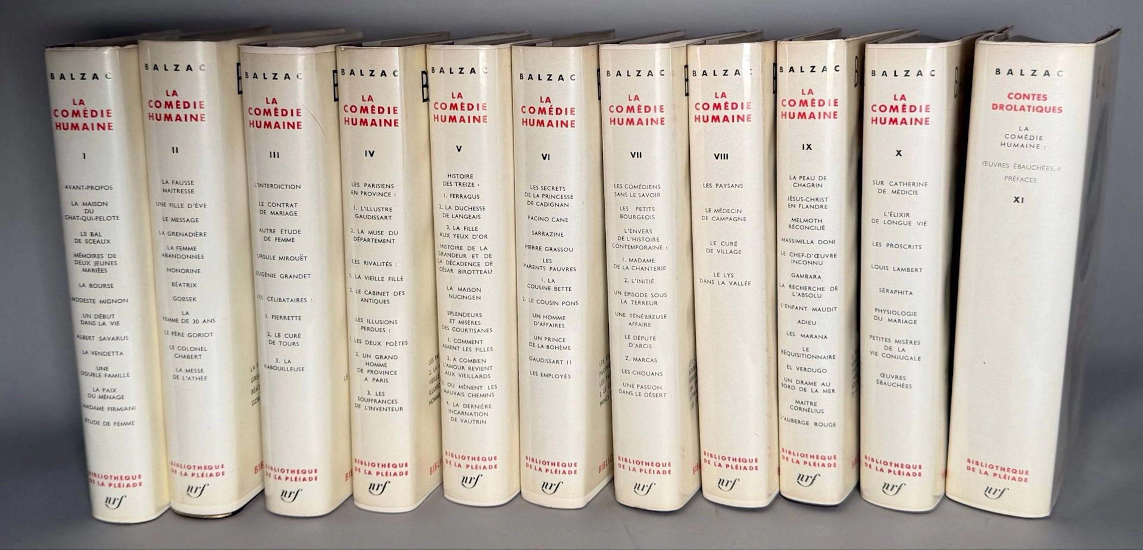 LA PLÉIADE LIBRARY. Set of 11 volumes. - Lot 50