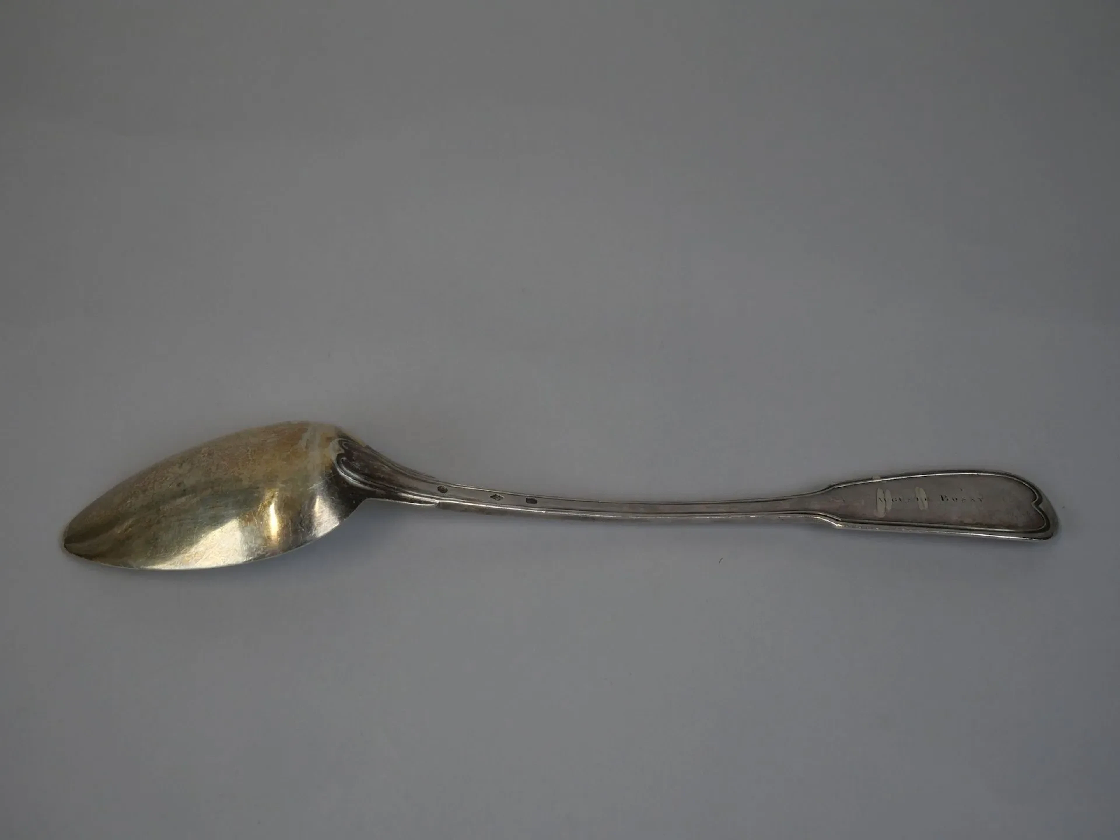 A 950-thousandths silver stew spoon, stamped with the Vieill - Lot 118