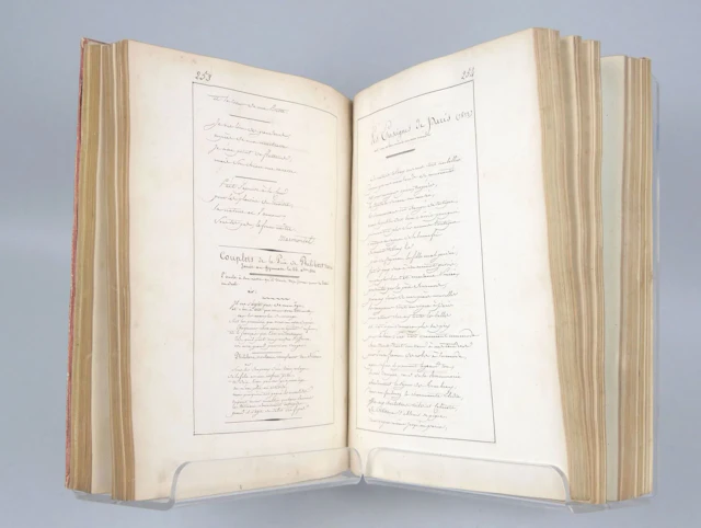 POETRY. Manuscript, Collection of Songs and Verses, copied b - Lot 87
