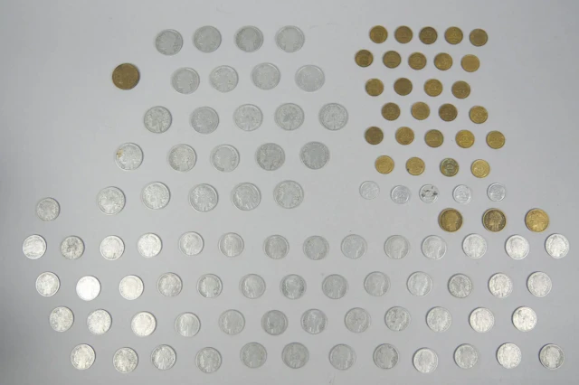 FRANCE. Set of 112 Morlon Coins. - Lot 96