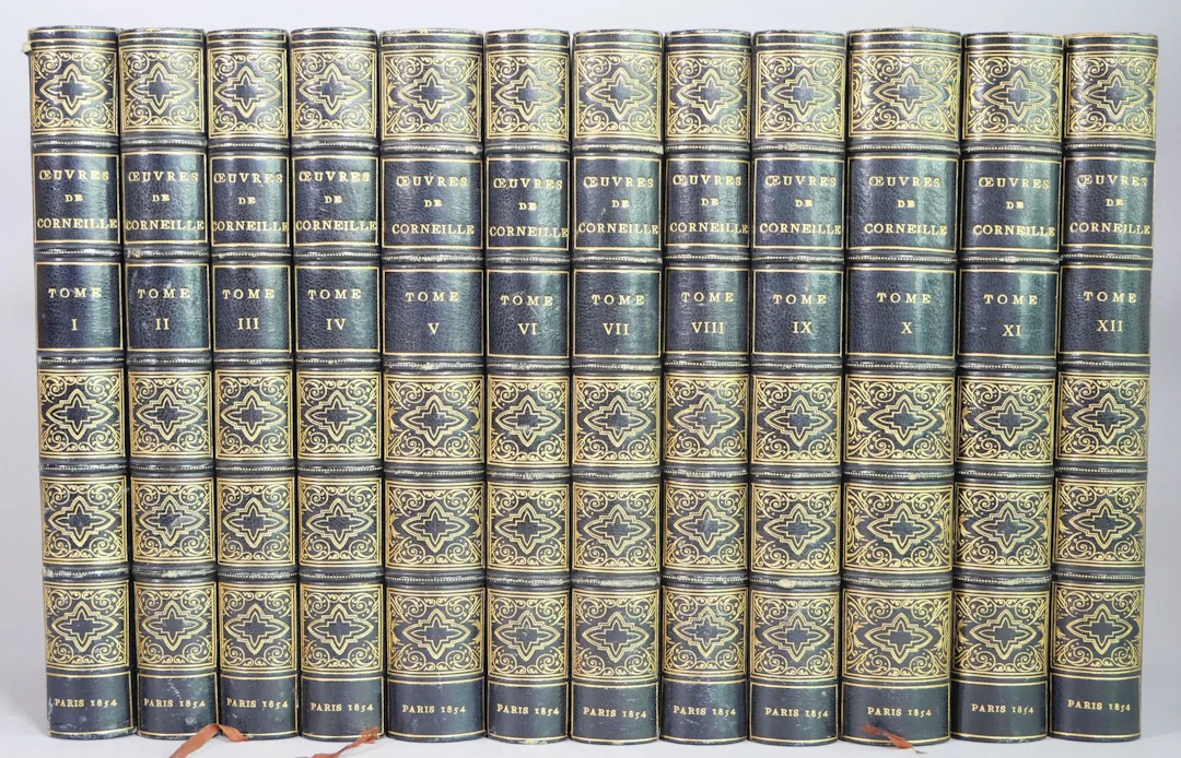 CORNEILLE, Pierre. Set of 12 volumes. - Lot 78