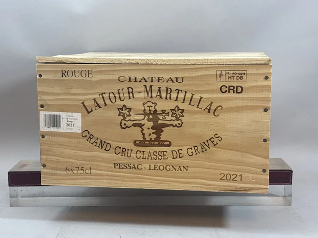 6 Bottles, Château LATOUR MARTILLAC 2021 - Grand Cru de Grav - Lot 40