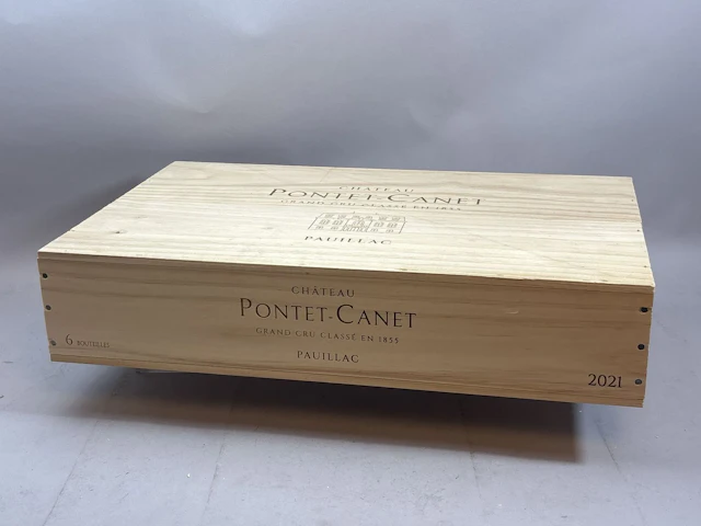 6 Bottles, Château PONTET CANET 2021 - 5th GCC Pauillac, in - Lot 179