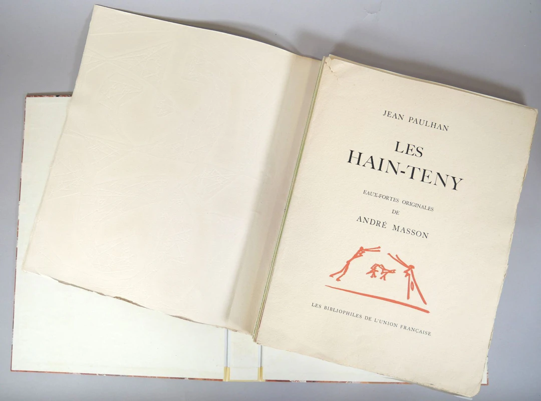 PAULHAN, Jean & MASSON, André. - Lot 86