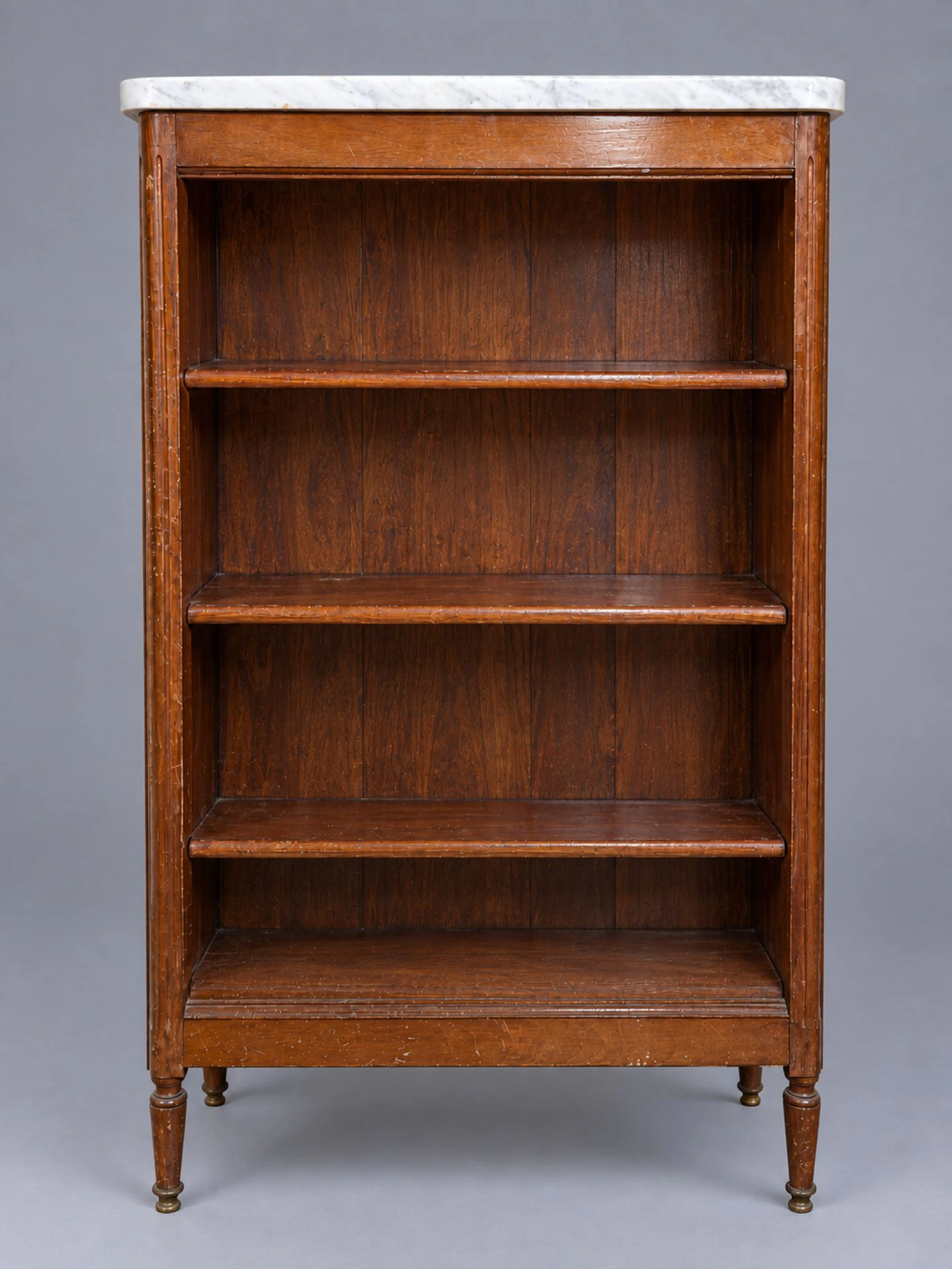 A bookcase known as a “bibus,” made of wood veneer with four - Lot 266