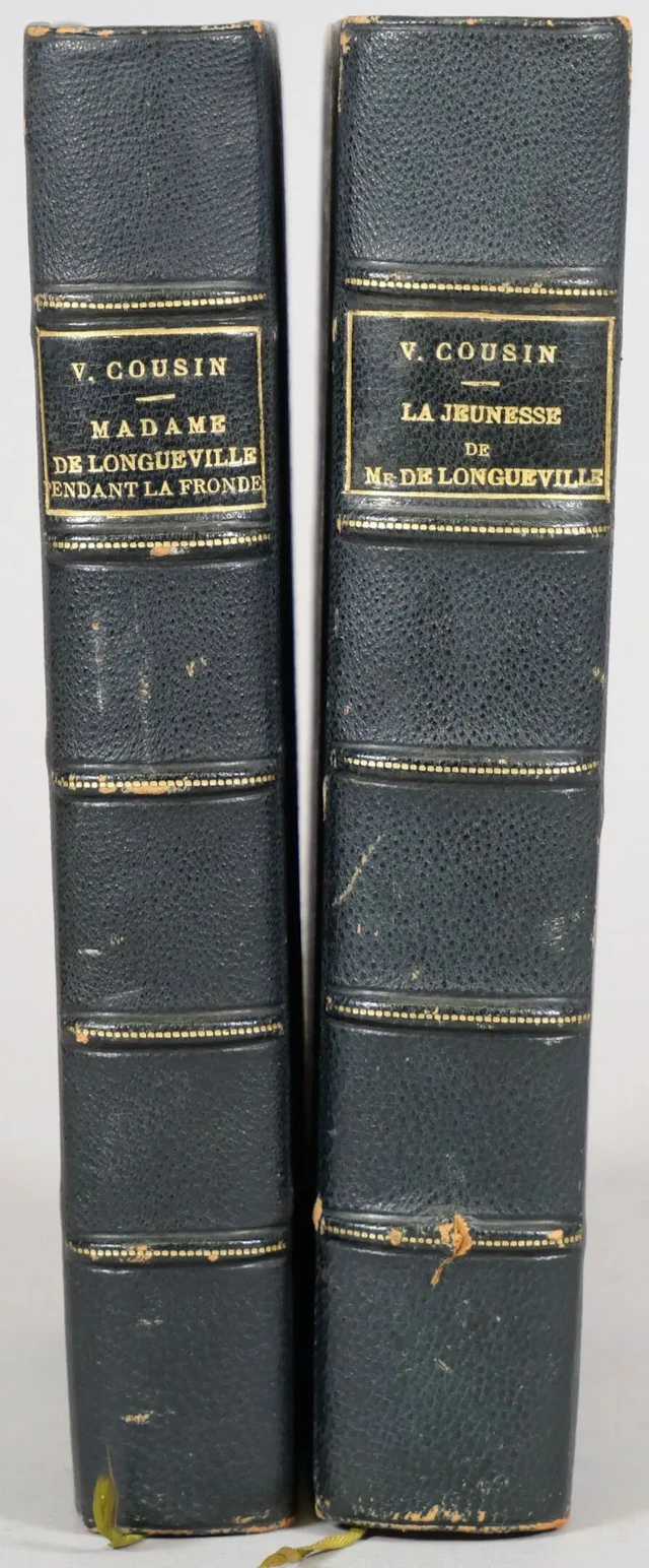 COUSIN, Victor. Set of 2 volumes. - Lot 80