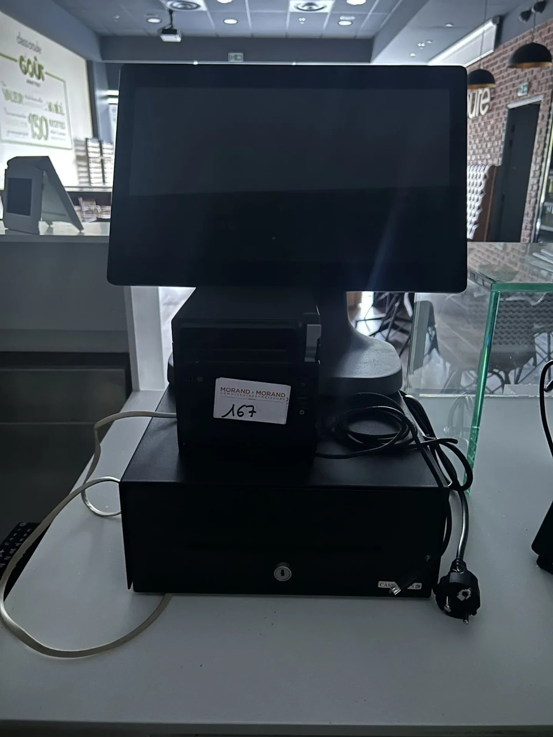 1 caisse tactile + 1 tiroir caisse et 1 imprimante à tickets - Lot 167