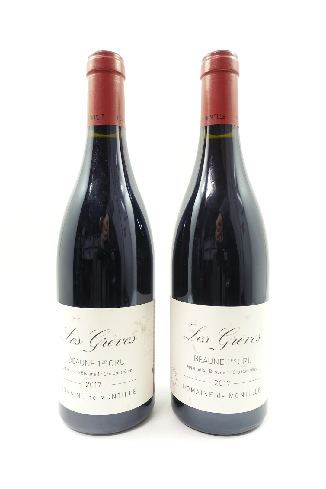 2 bts BEAUNE 2017 (rouge) 1er Cru Les Grèves. Domaine de Montille