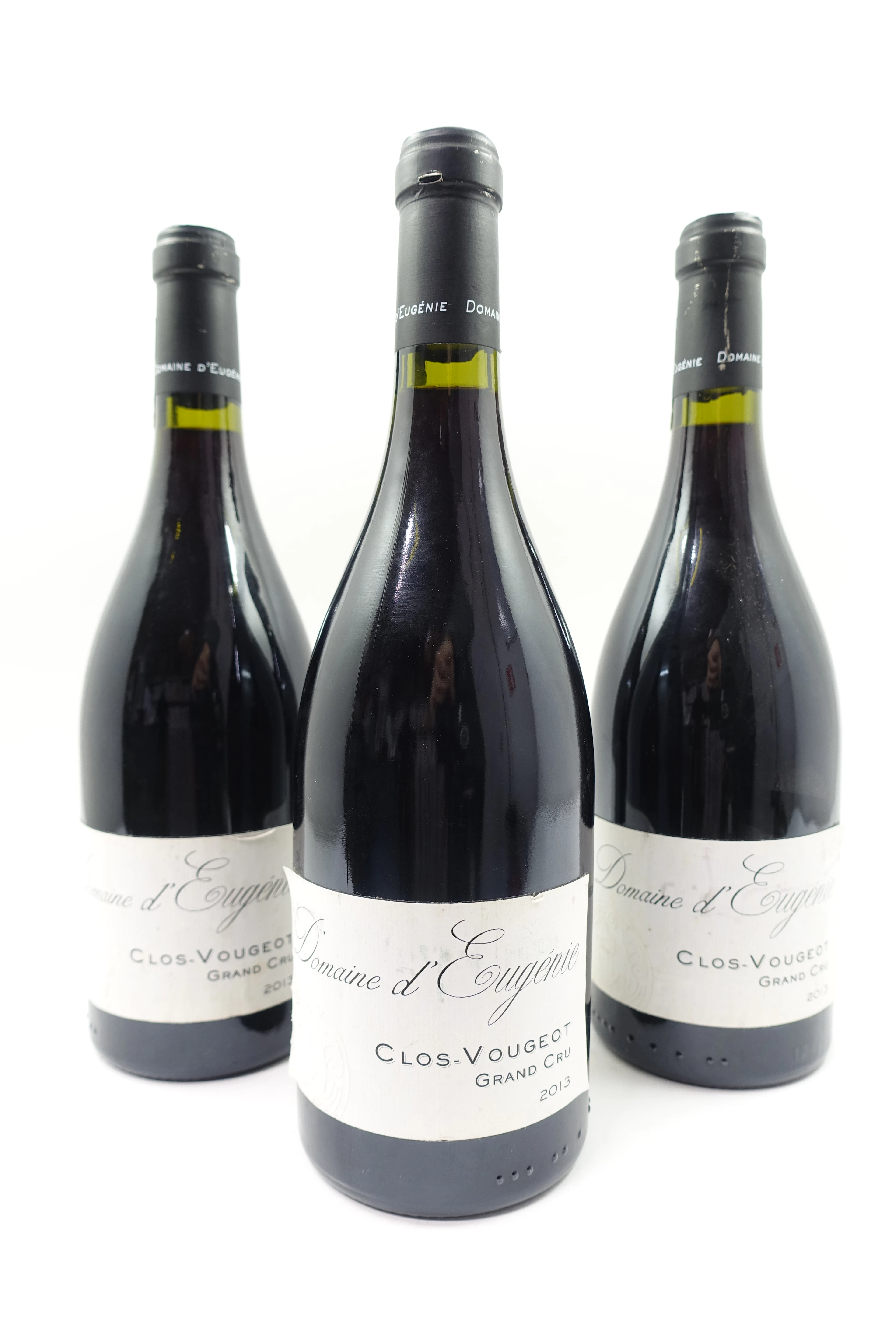 3 bts CLOS DE VOUGEOT 2013 Grand Cru. Domaine d'Eugénie