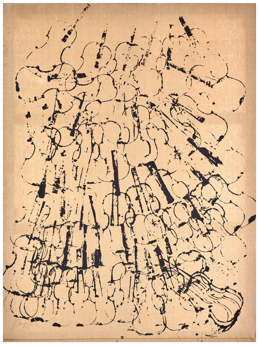 ARMAN 1928 - 2005 Music Stop N°5 - 1971