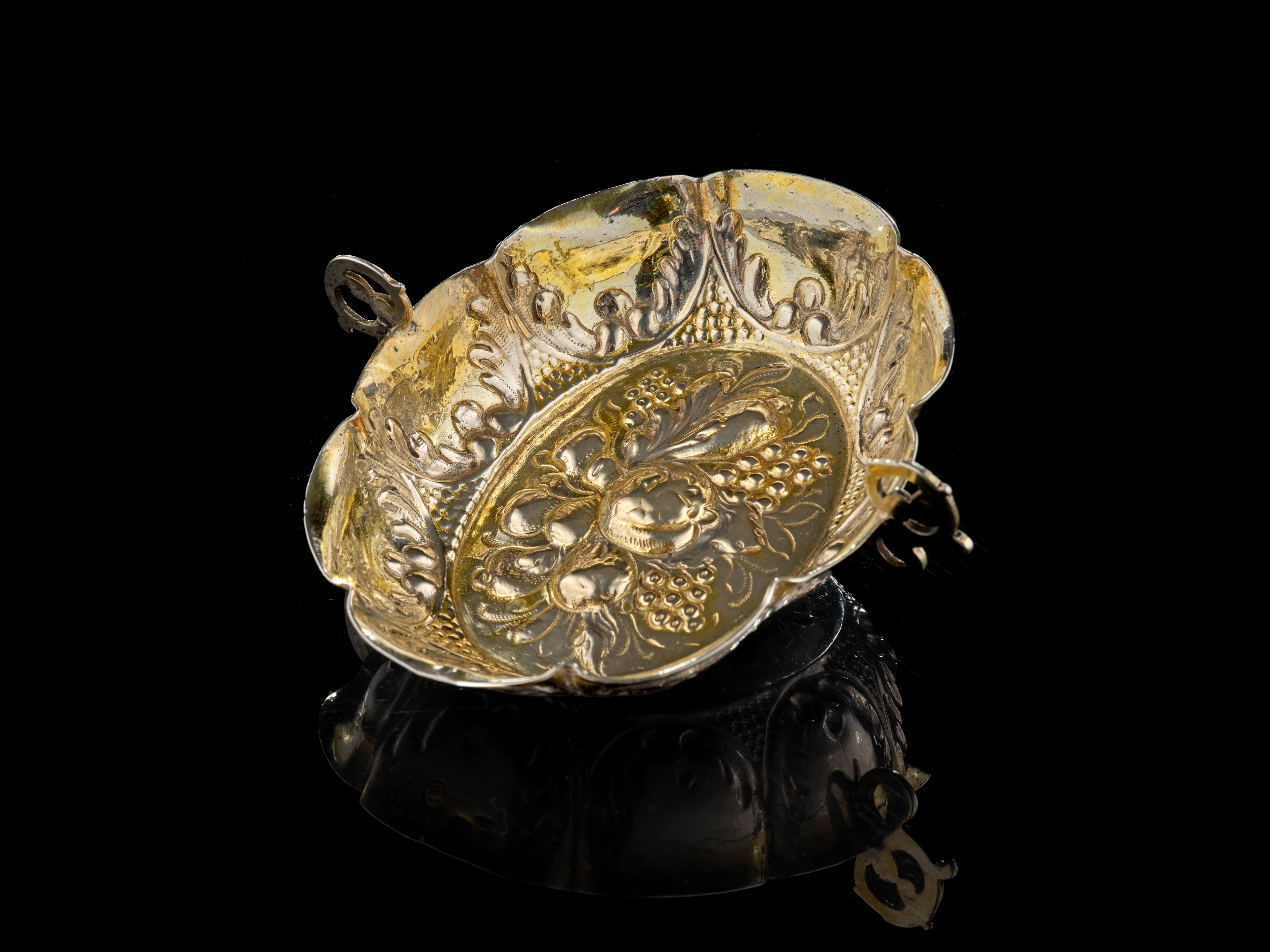 An Austrian parcel-gilt silver winetaster, Hans Jakob Hayd, Salzburg