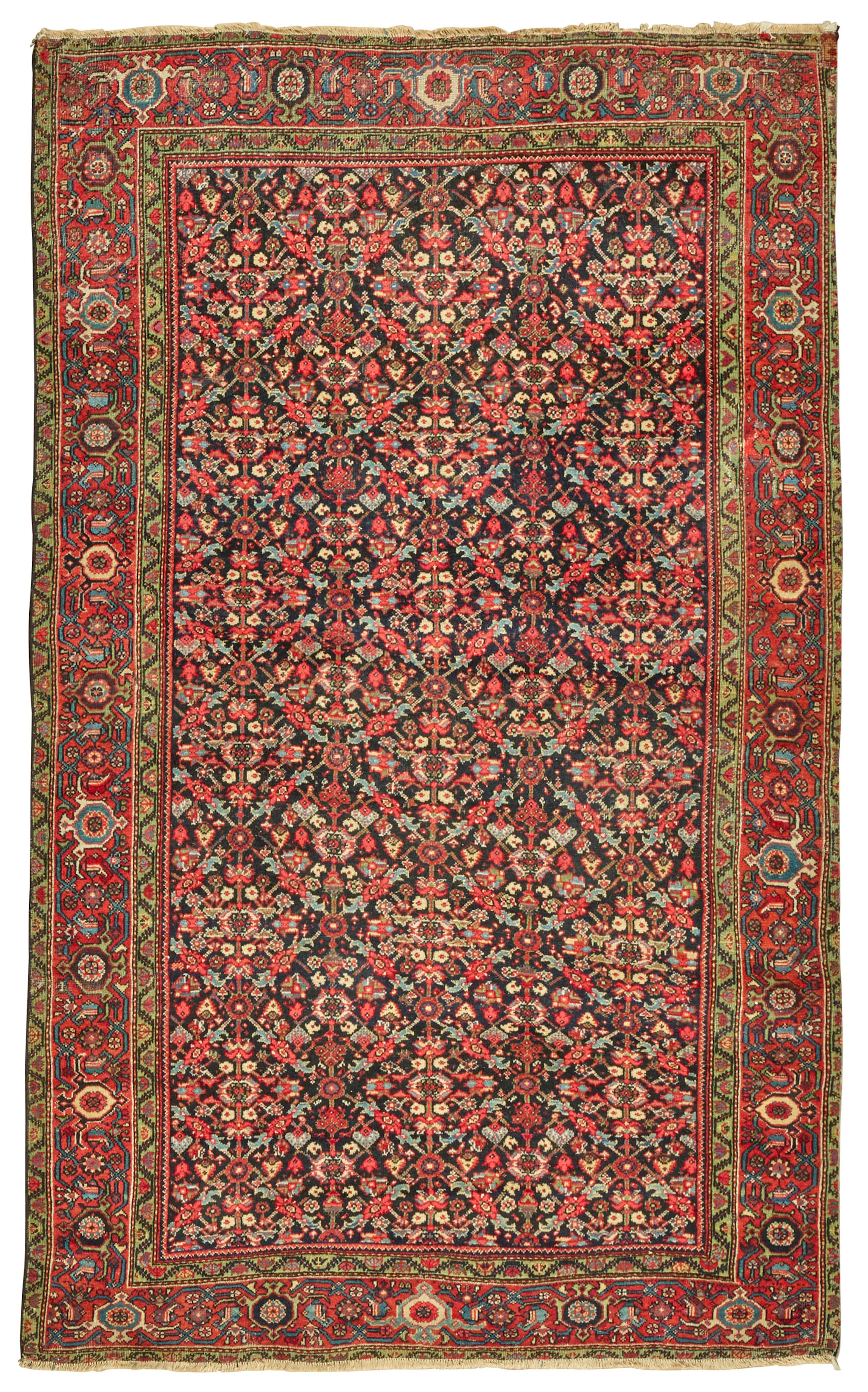 TAPIS BIDJAR, PROVINCE DU KURDISTAN, OUEST DE LA PERSE, IRAN, VERS 1920