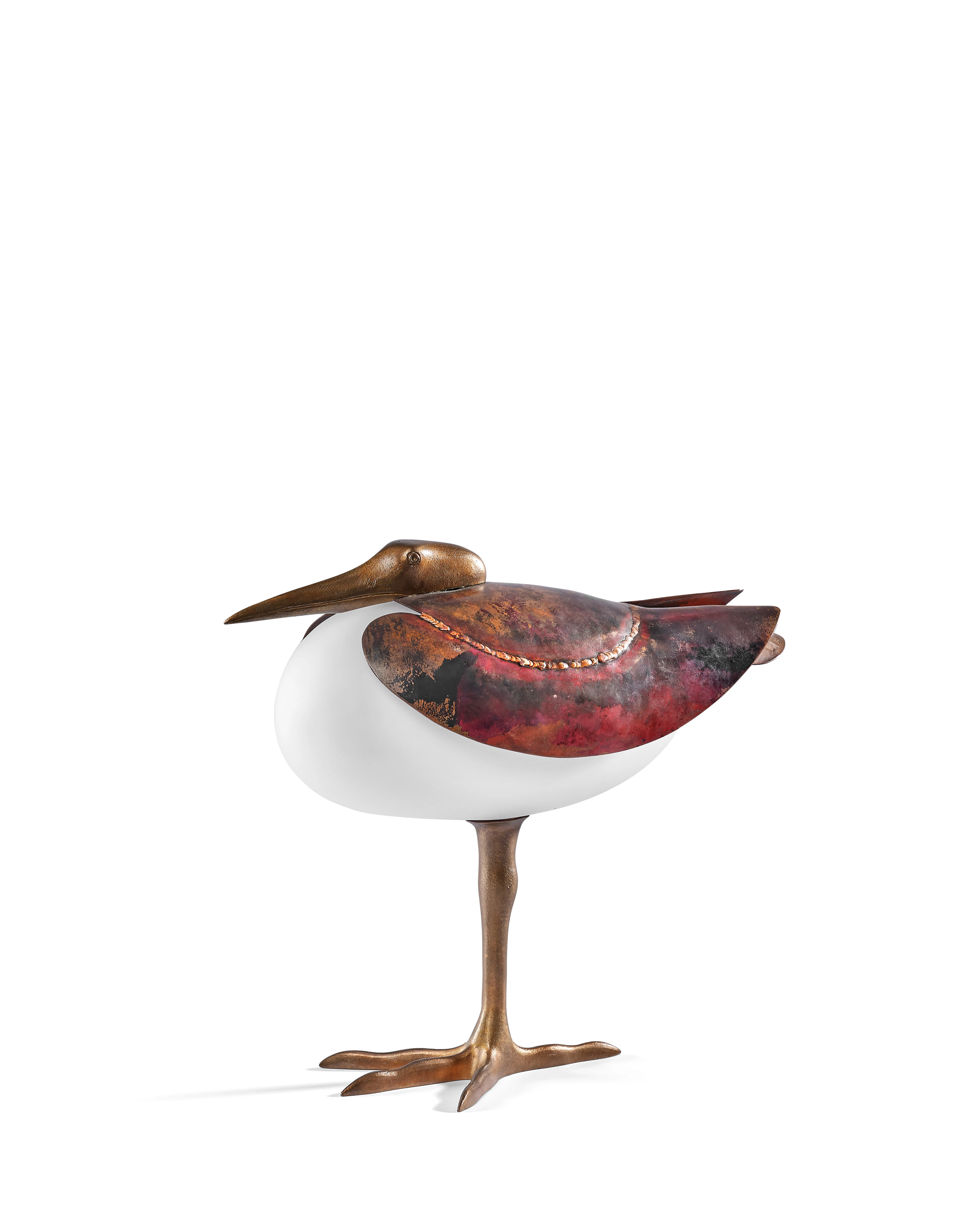 François-Xavier LALANNE 1927-2008 Lampe "Petit Échassier", modèle créé en 1994