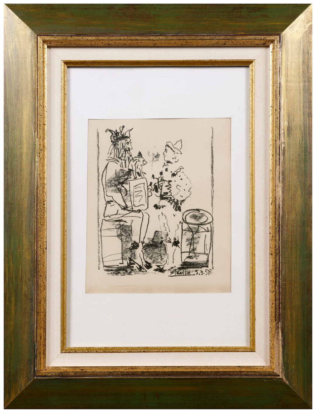 Pablo PICASSO 1881 - 1973 Les Saltimbanques - 1958