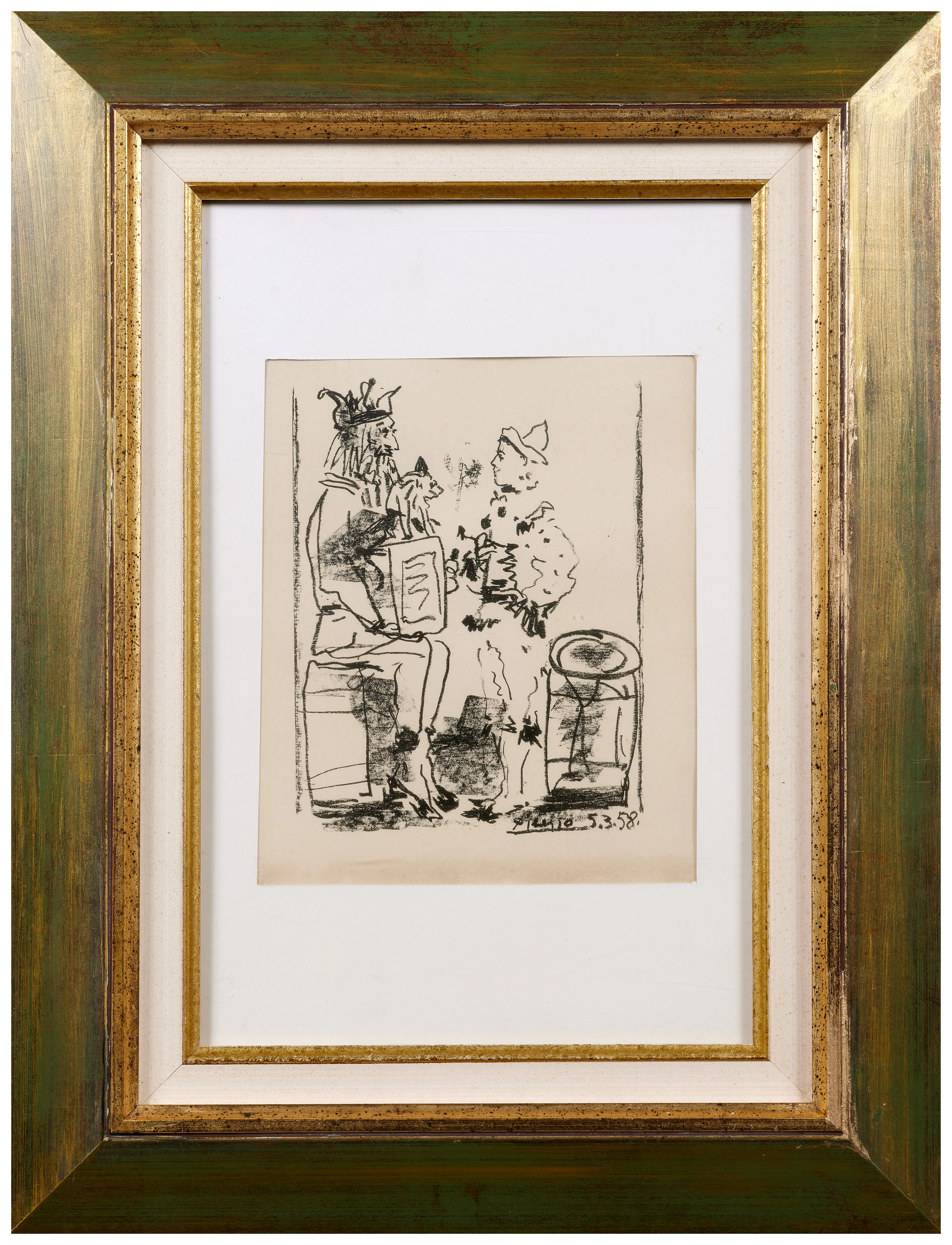 Pablo PICASSO 1881 - 1973 Les Saltimbanques - 1958