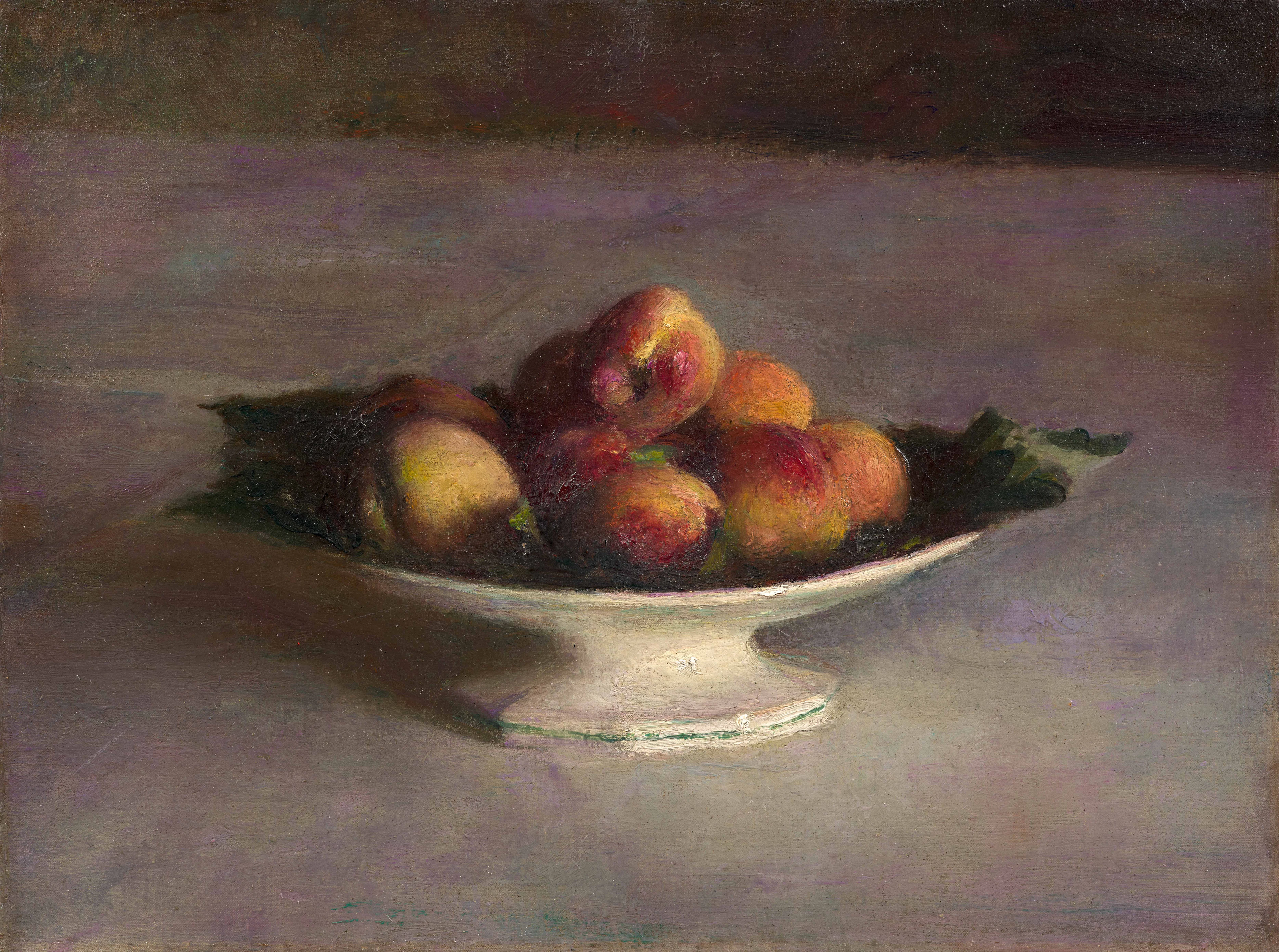 Pascal DAGNAN-BOUVERET 1852 - 1929 Nature morte aux pêches – 1884