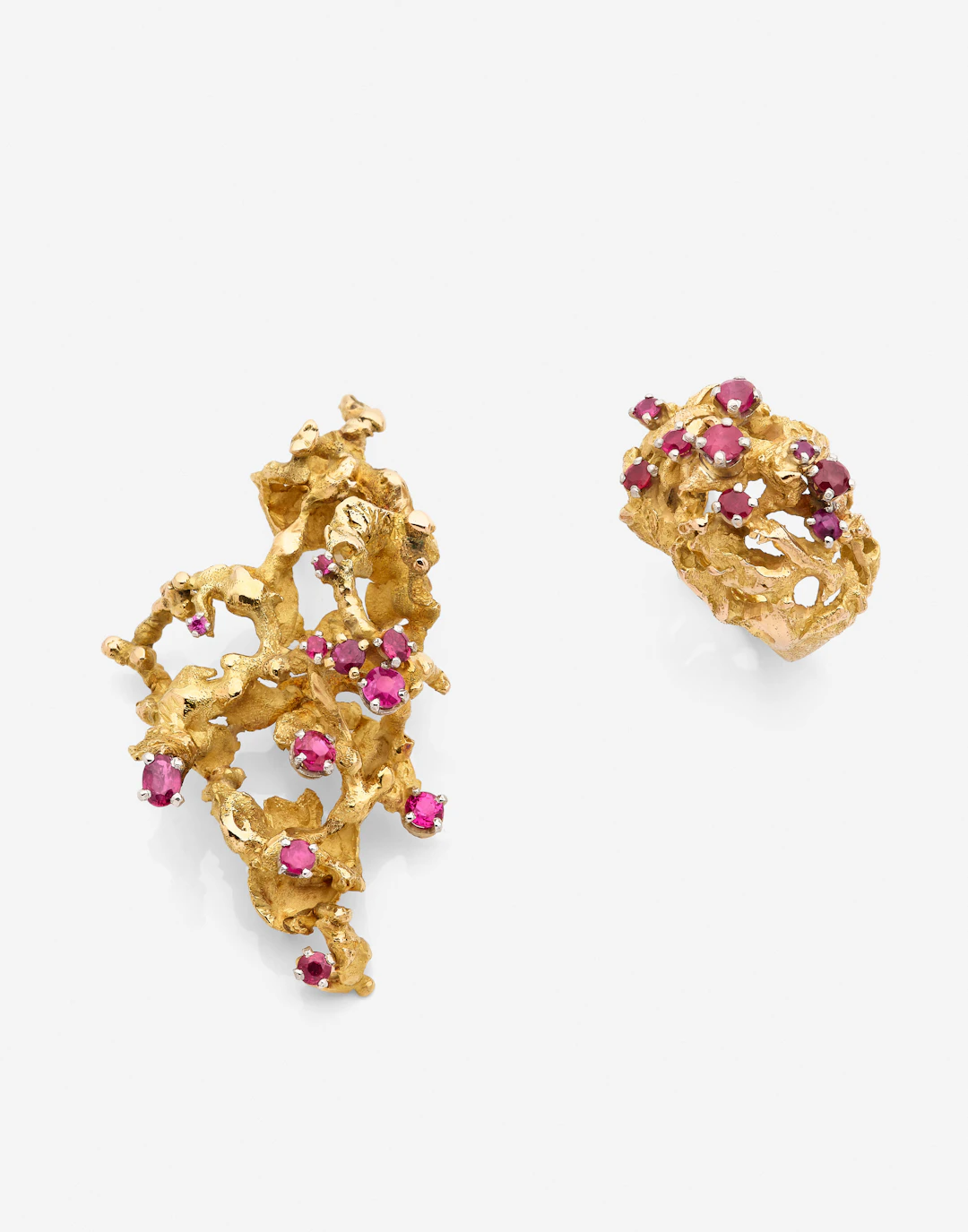 Jean VENDOME (1930-2017) Parure "Pépite"