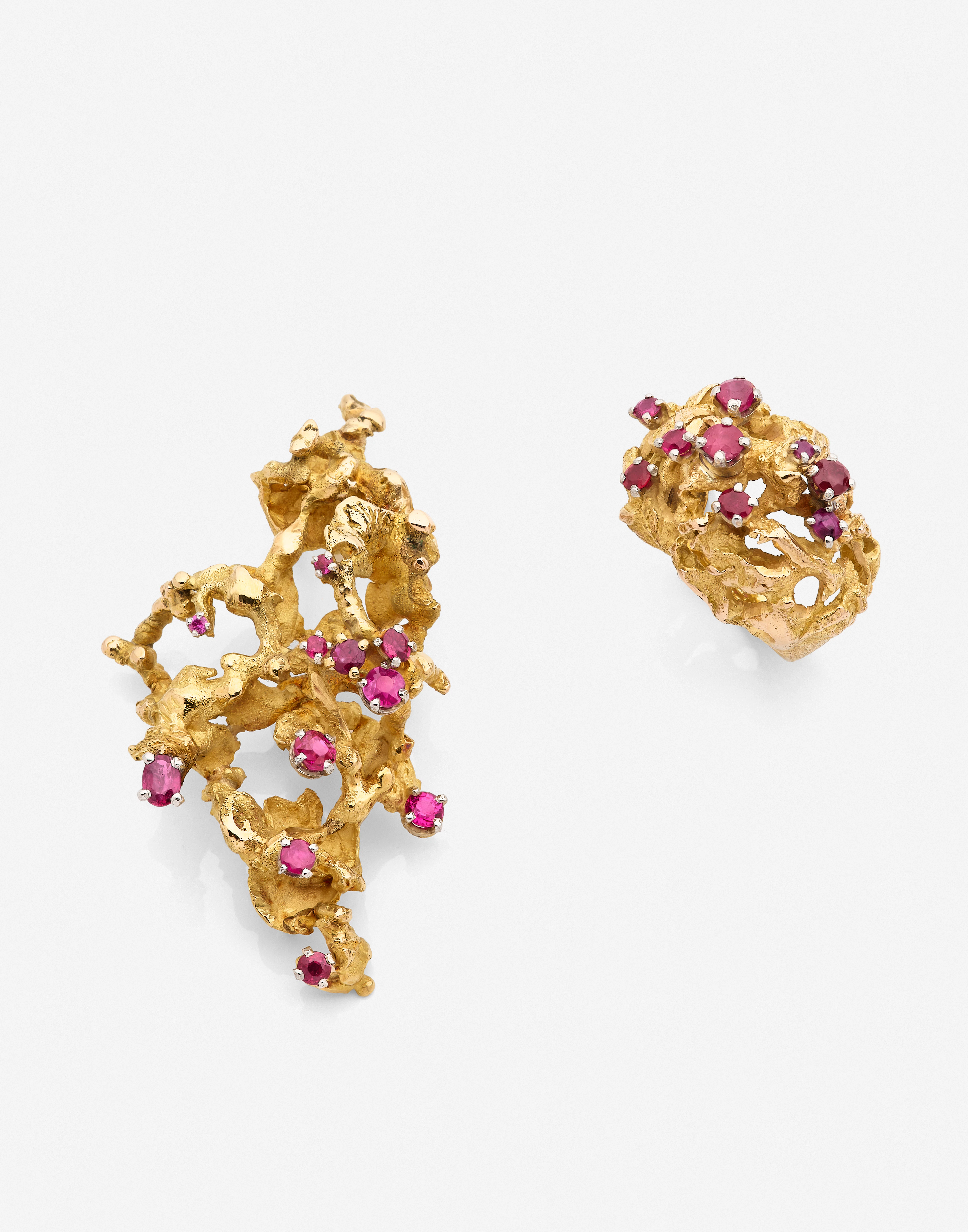 Jean VENDOME (1930-2017) Parure "Pépite"