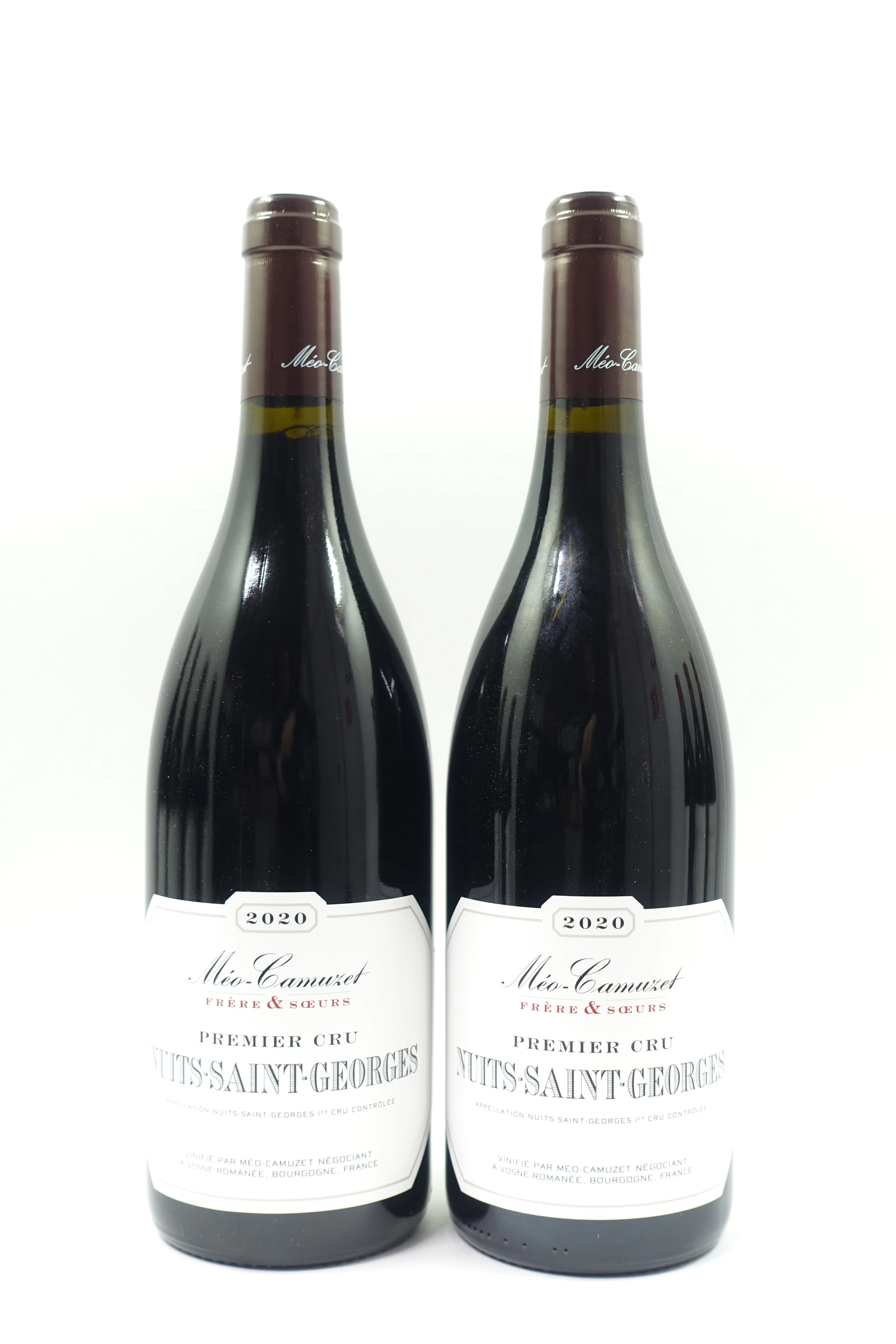 2 bts NUITS SAINT GEORGES 2020 1er Cru. Méo Camuzet Frère & Sœurs