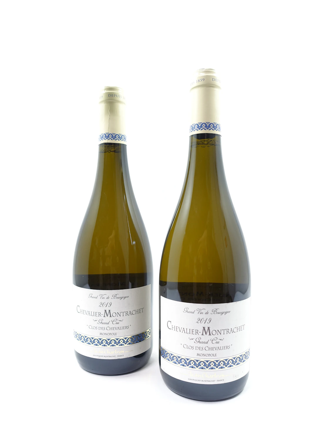 2 bts CHEVALIER MONTRACHET 2019 Grand Cru Clos des Chevaliers. Jean Chartron