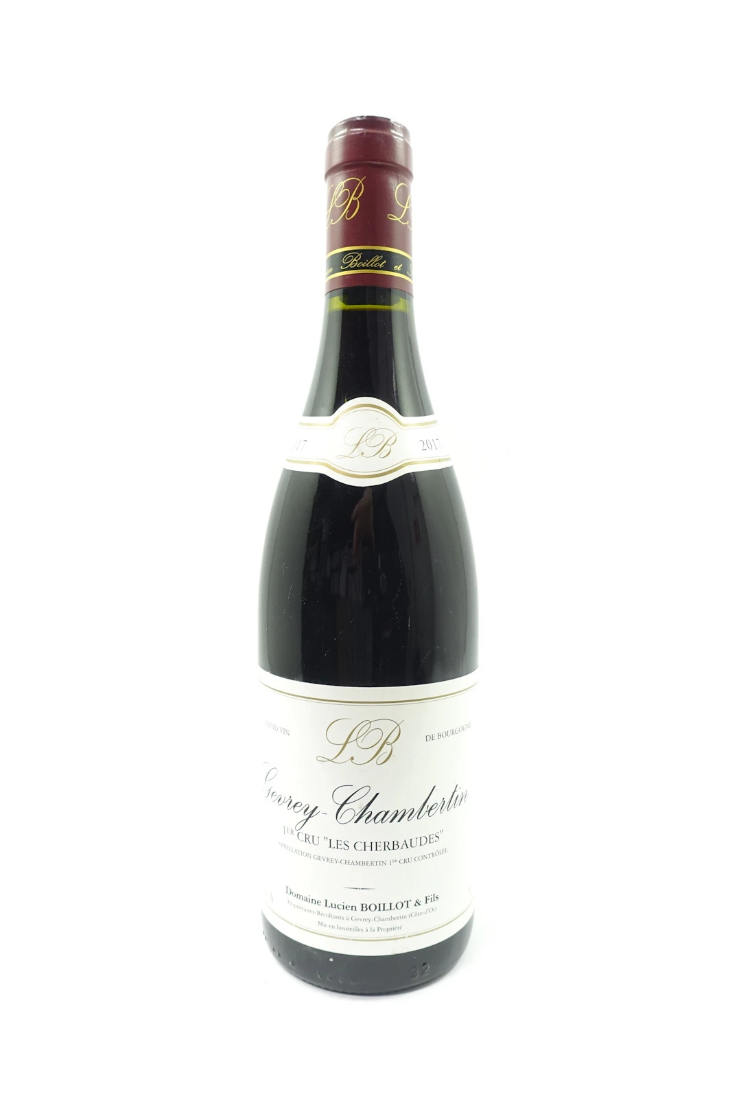 1 bt GEVREY CHAMBERTIN 2017 1er Cru Les Cherbaudes. Domaine Lucien