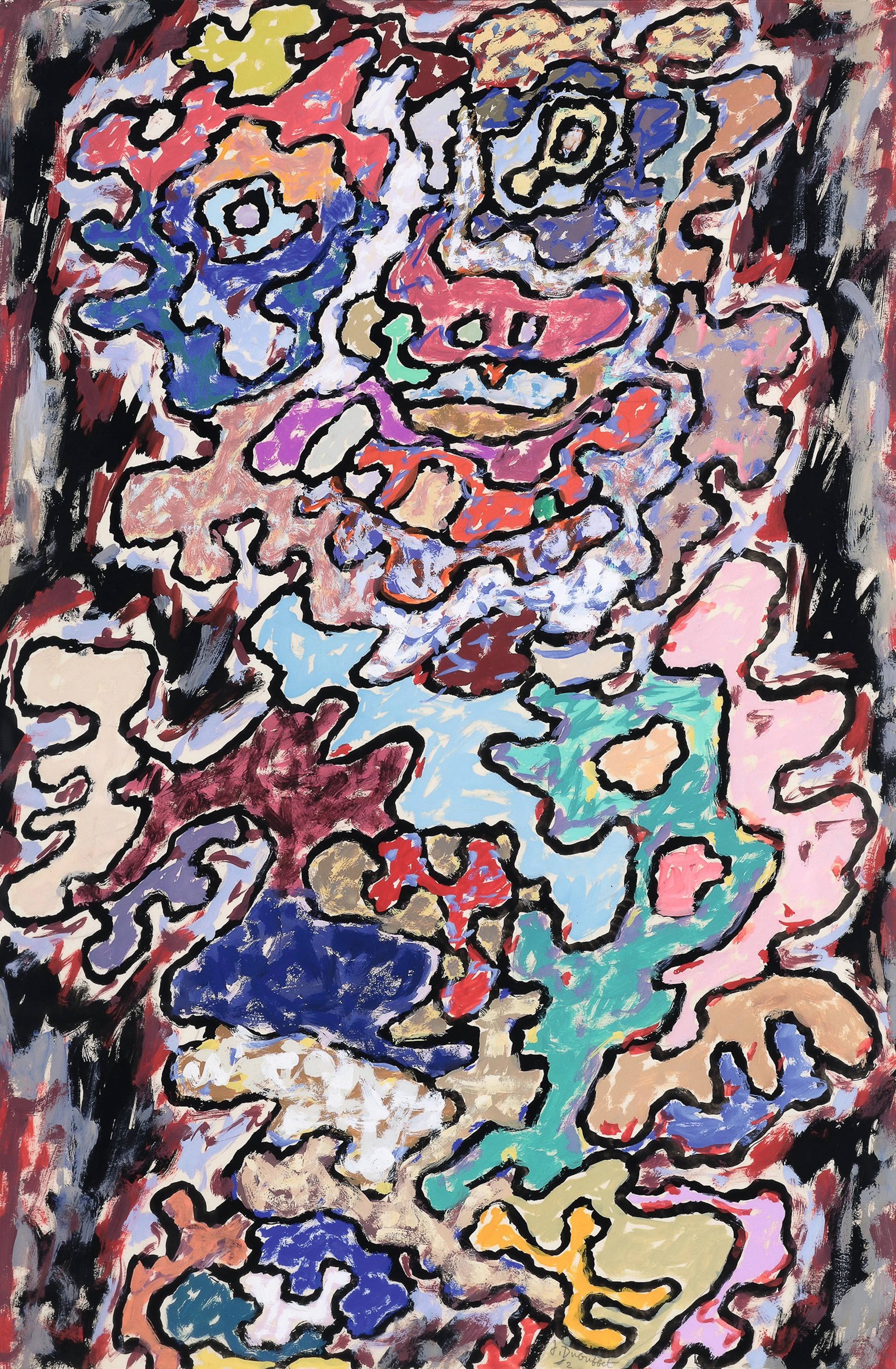 Jean DUBUFFET 1901-1985 Jindrinvince - 1962