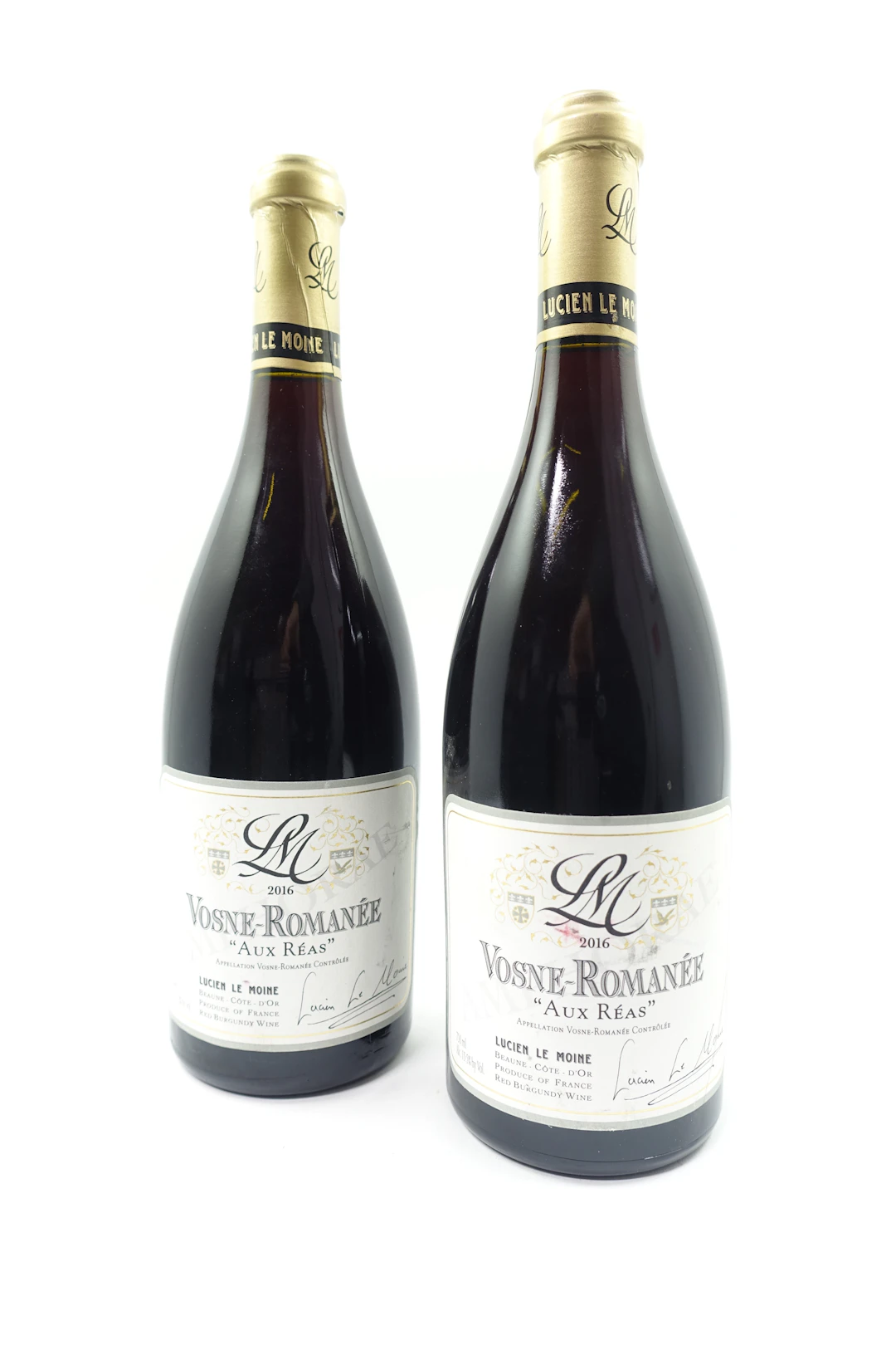 2 bts VOSNE ROMANEE 2016 Aux Réas. Lucien Le Moine