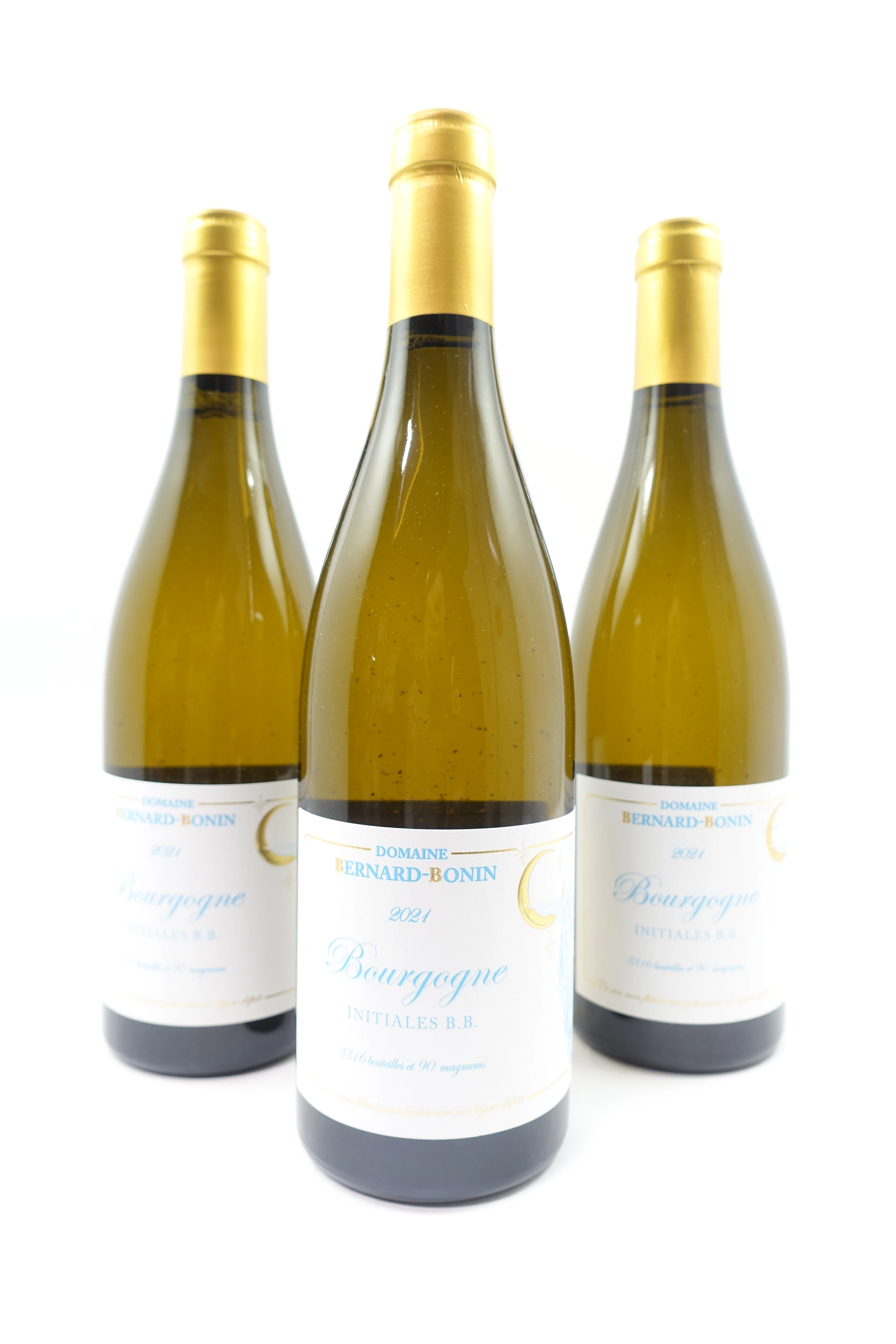 6 bts BOURGOGNE 2021 (blanc) Initiale B.B. Domaine Bernard-Bonin