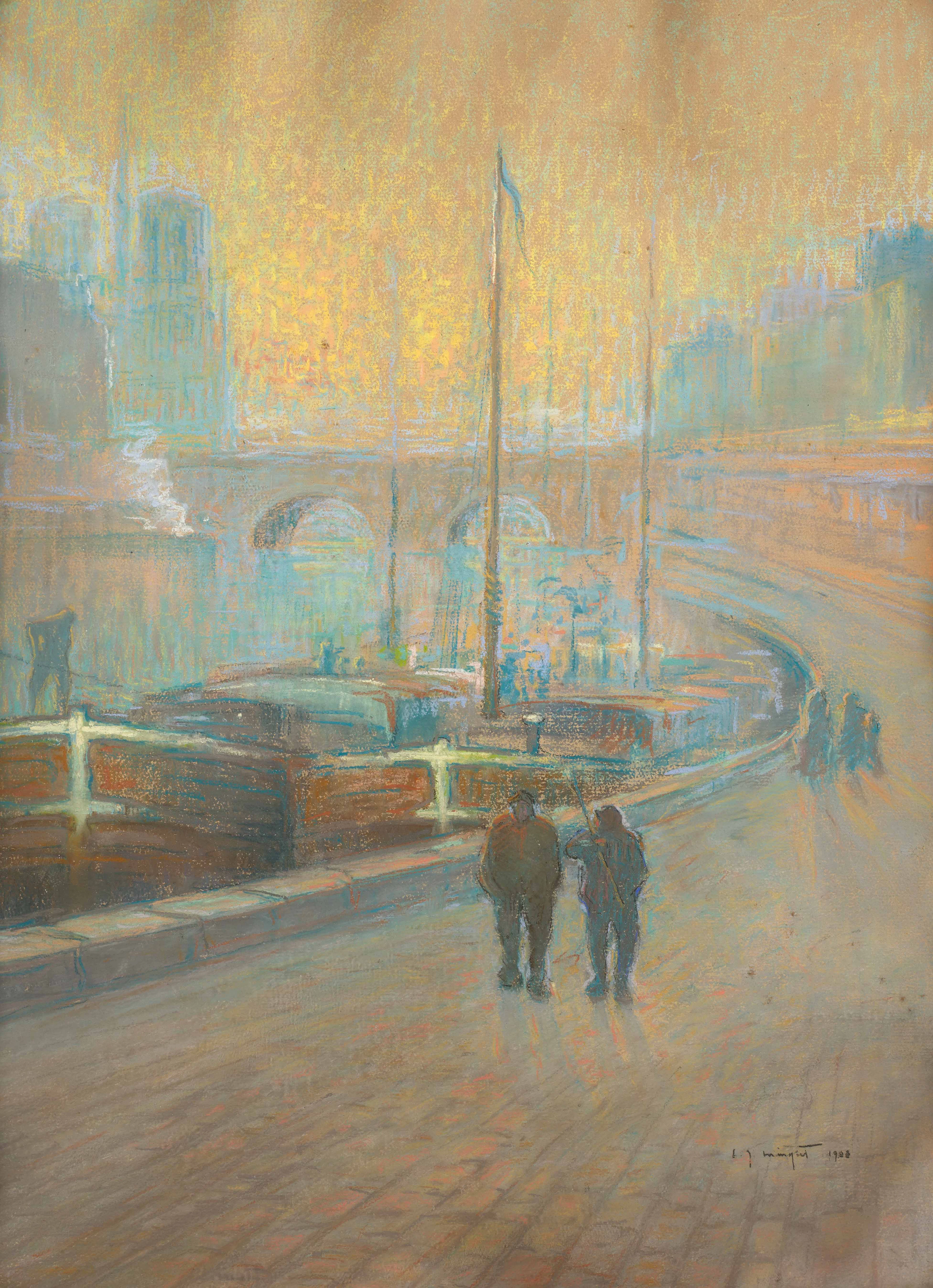 Louis-Joseph MINGRET Vitré, 1880 - Saint-Laurent-sur-Saône, 1969 "Brume