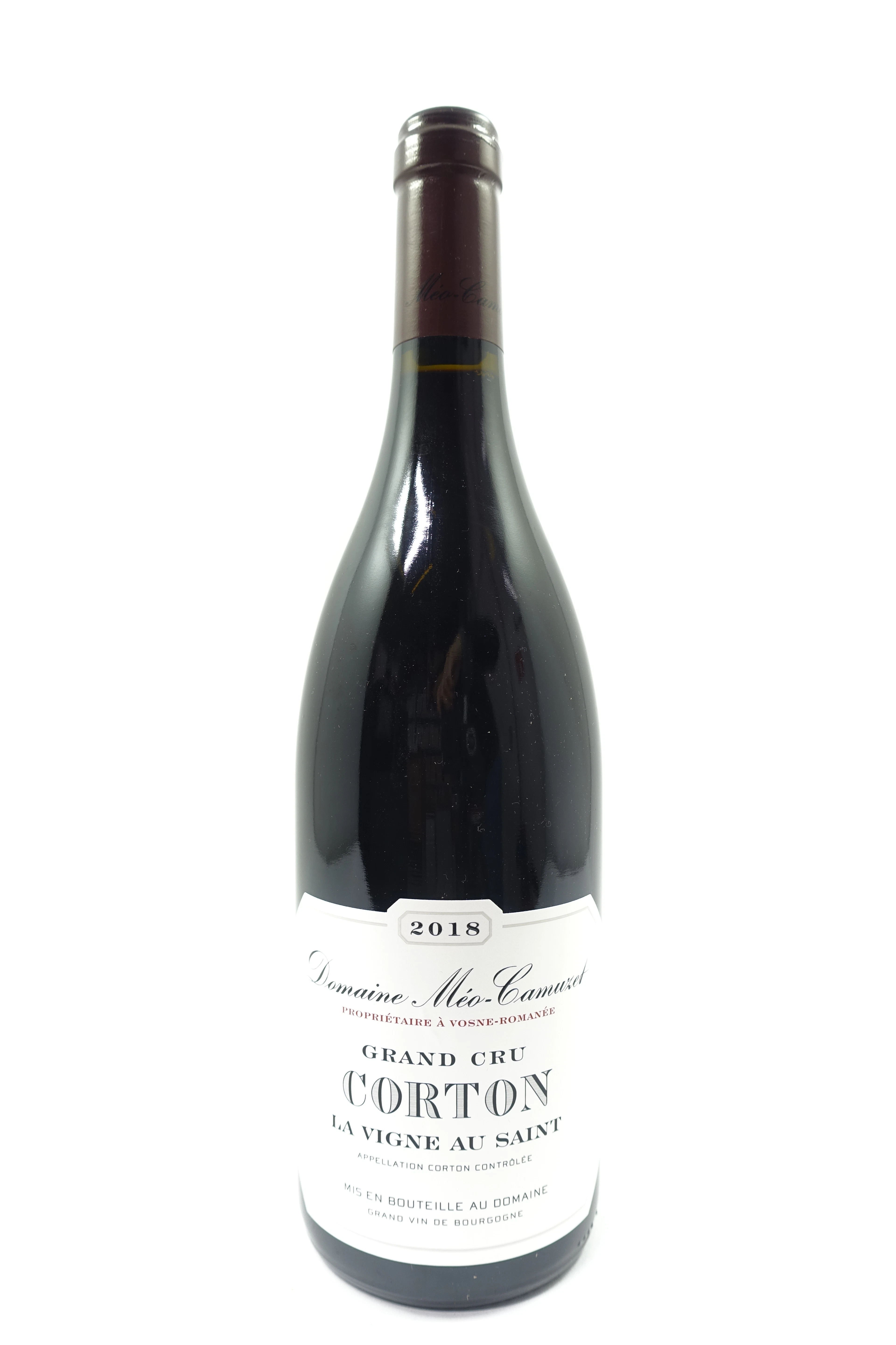 1 bt CORTON 2018 Grand Cru La Vigne au Saint. Domaine Méo Camuzet