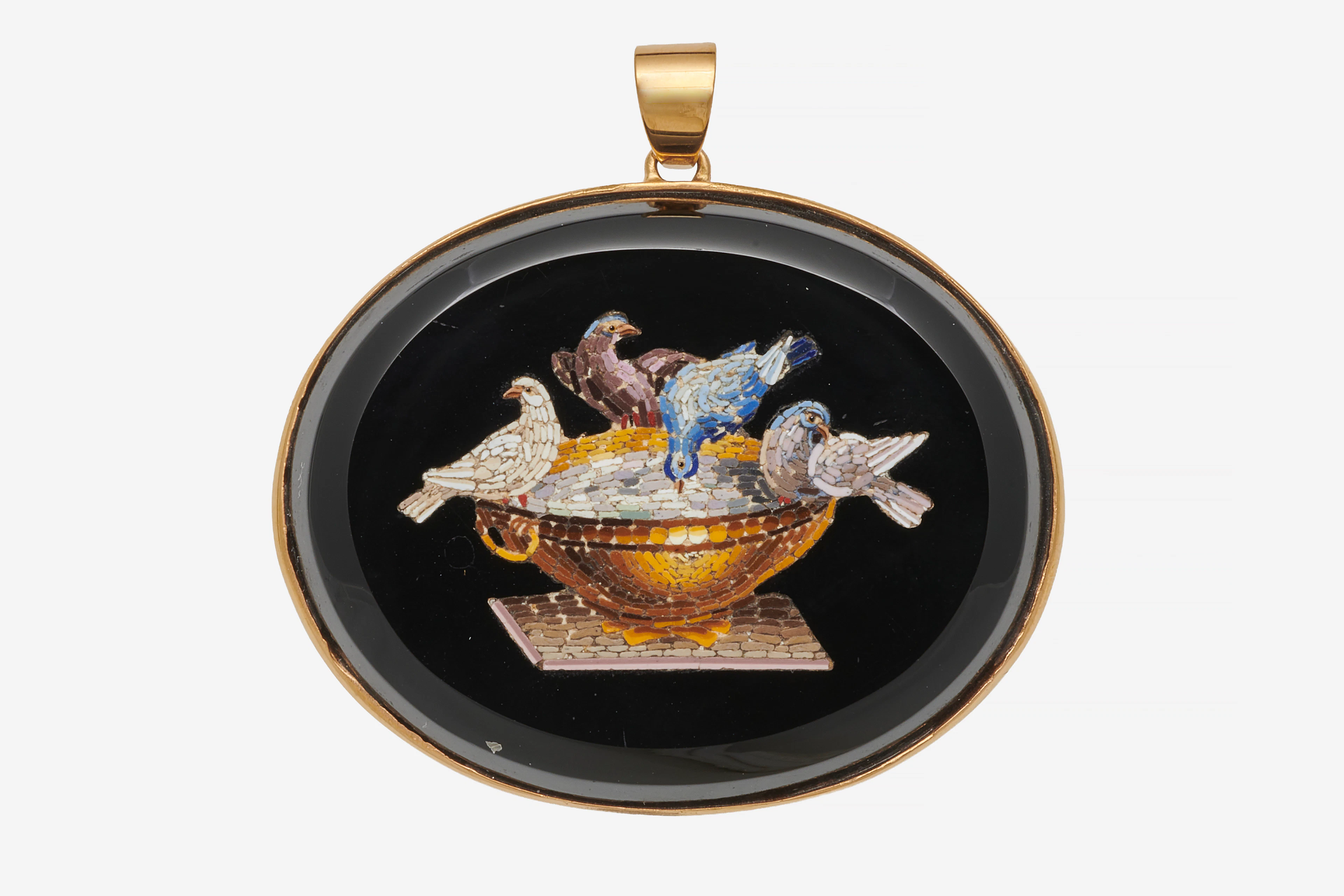 Pendentif "Colombes de Pline"