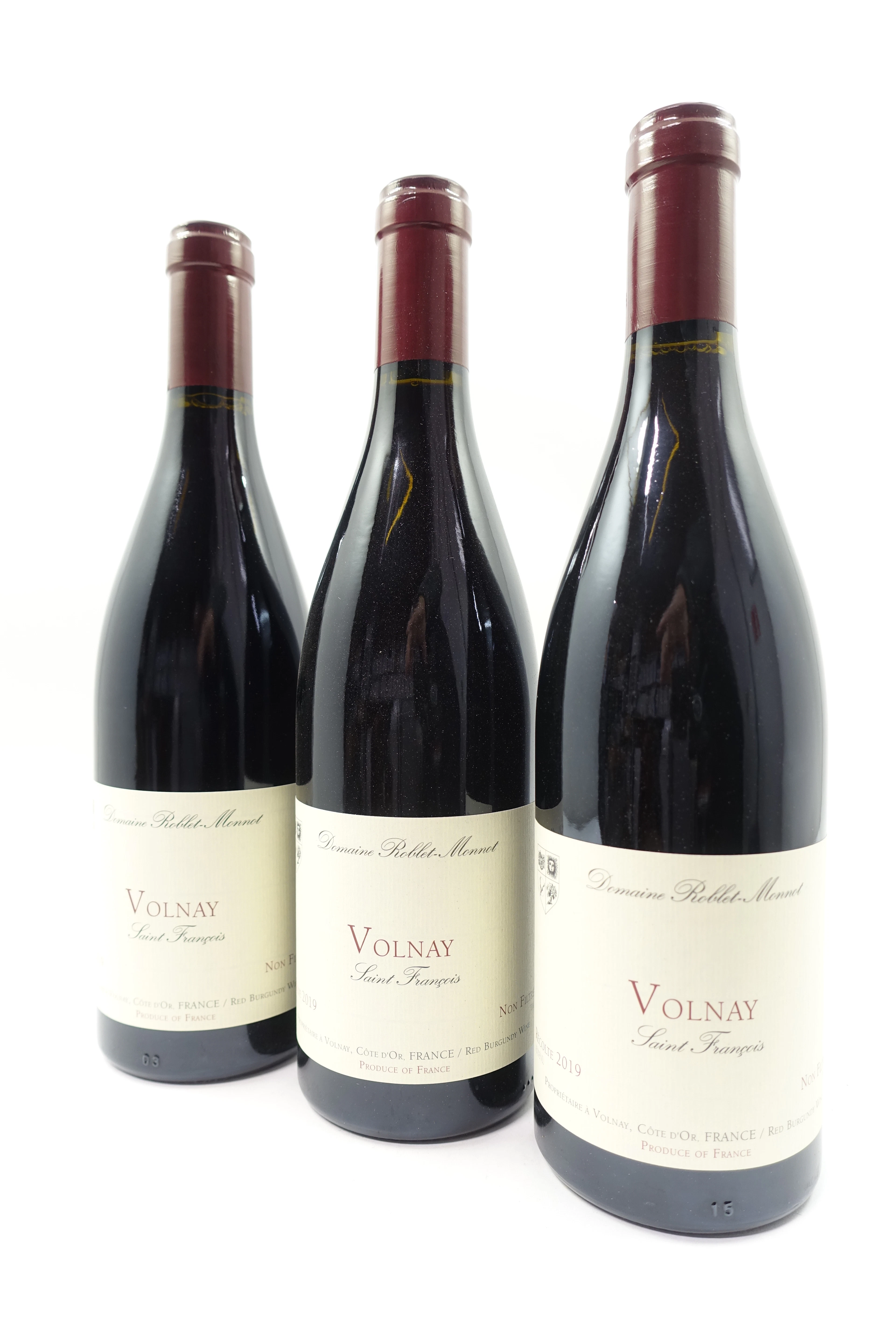 12 bts VOLNAY 2019 Saint François. Domaine Roblet Monnot