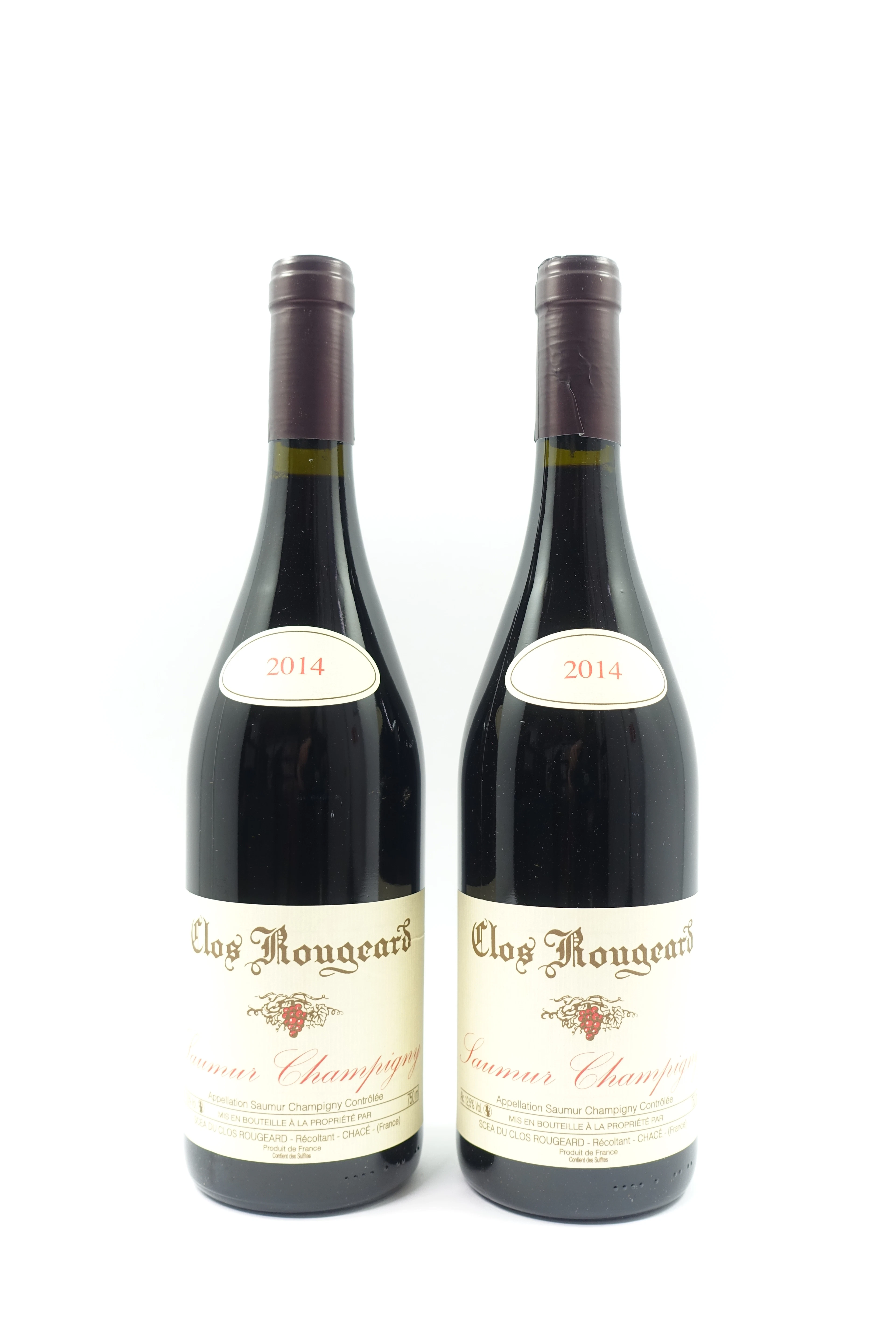 6 bts SAUMUR CHAMPIGNY 2014 Le Clos. Clos Rougeard