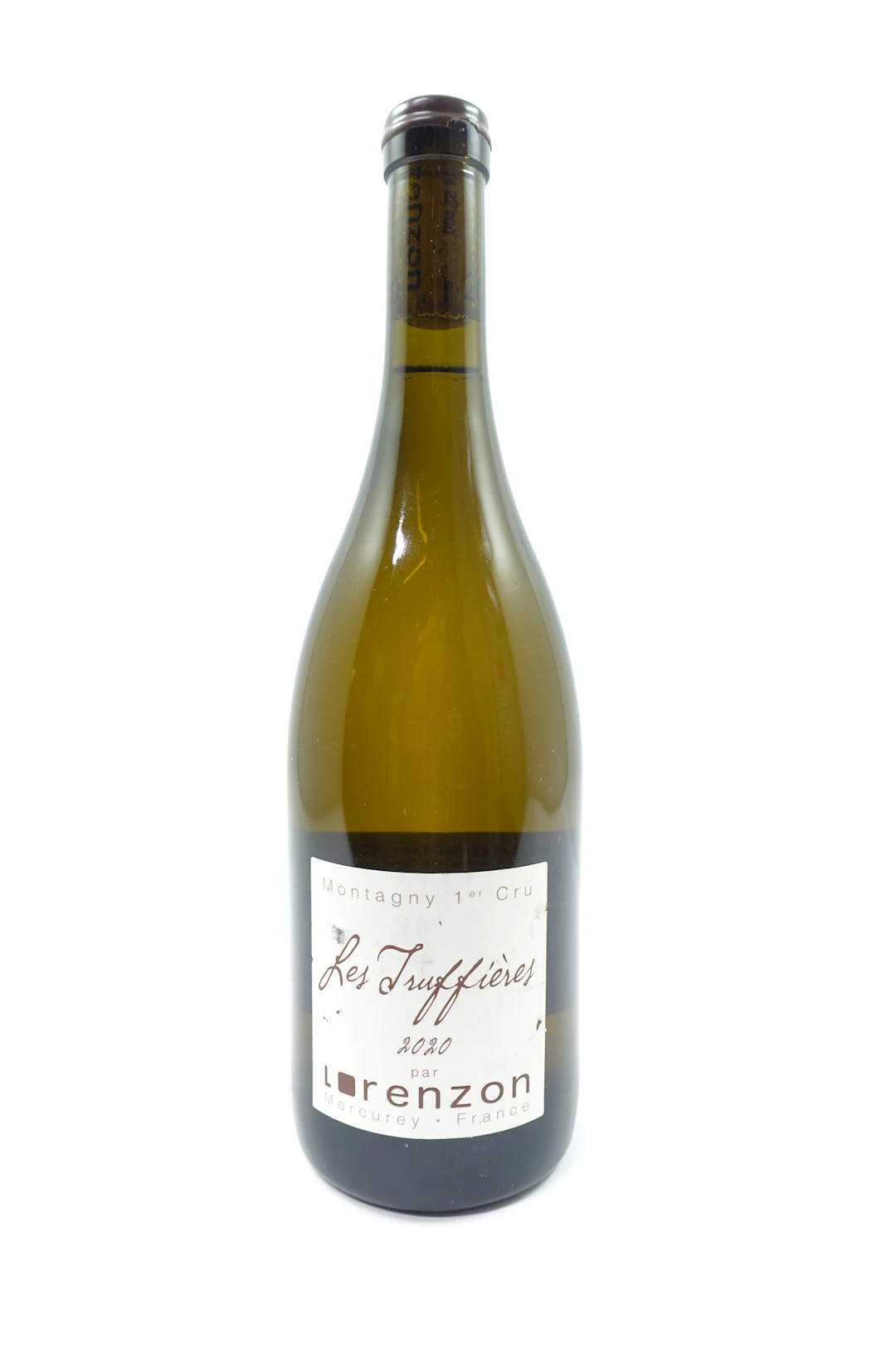 1 bt MONTAGNY 2020 (blanc) 1er Cru Les Truffières. Bruno Lorenzon