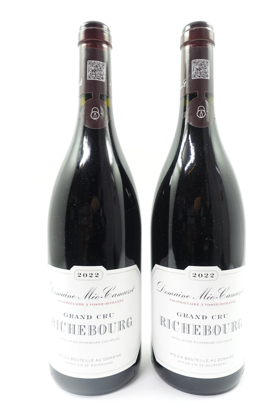 2 bts RICHEBOURG 2022 Grand Cru. Domaine Méo Camuzet