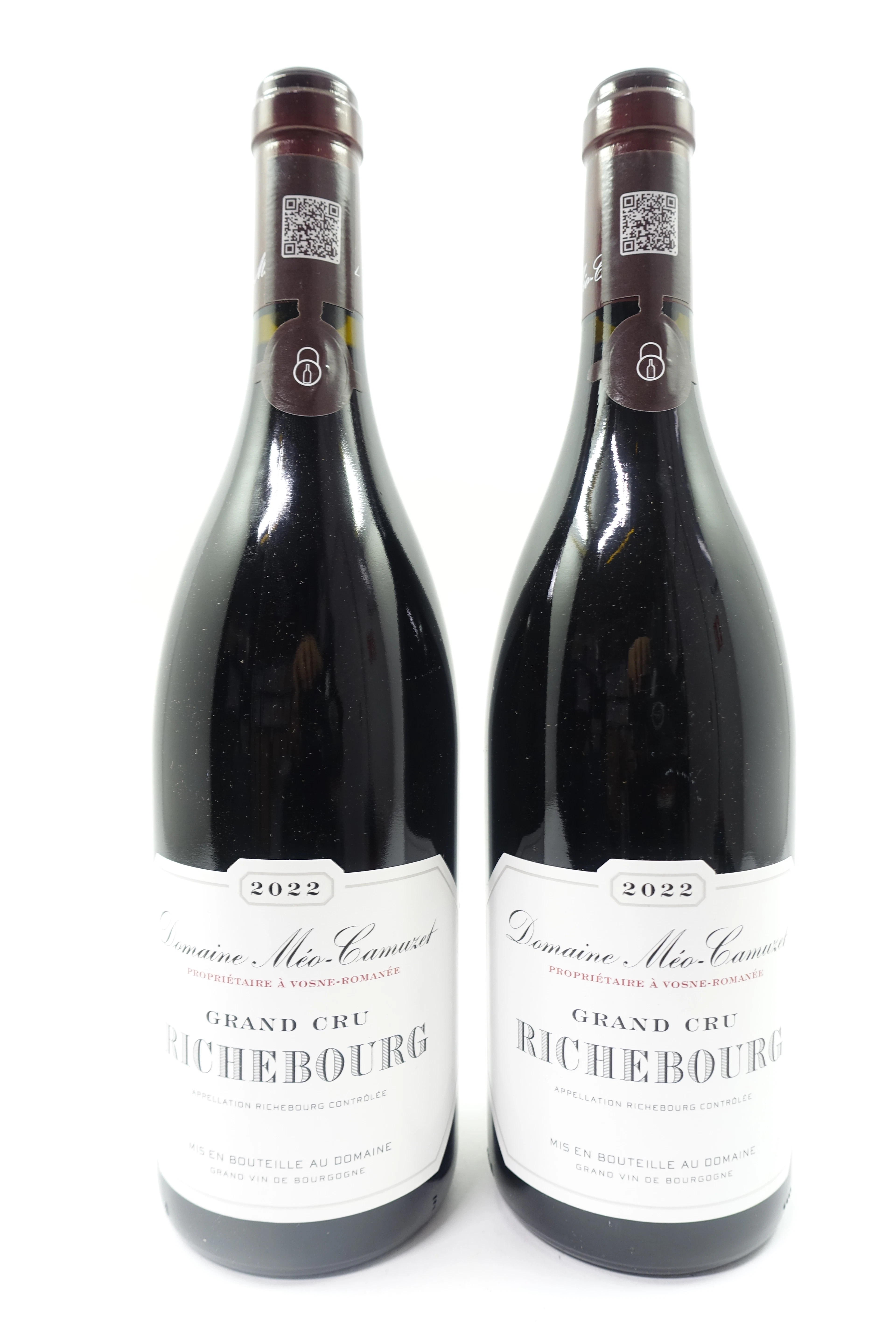 2 bts RICHEBOURG 2022 Grand Cru. Domaine Méo Camuzet