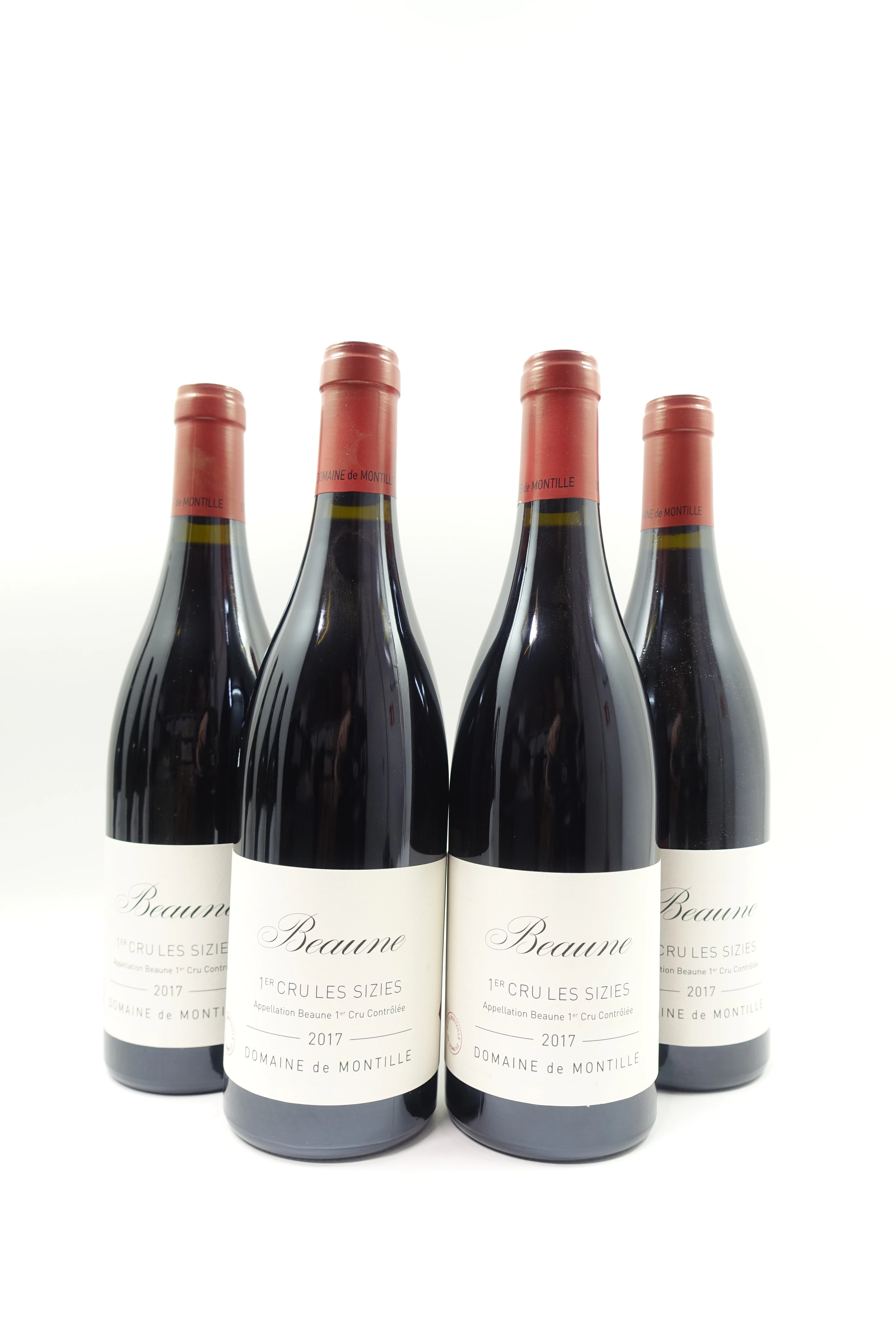 4 bts BEAUNE 2017 (rouge) 1er Cru les Sizies. Domaine de Montille