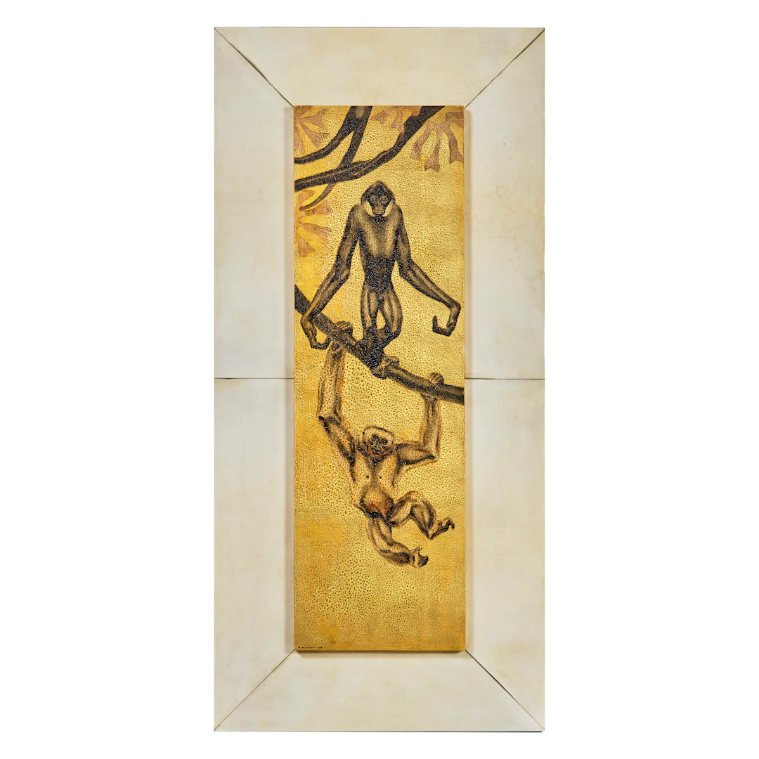 André MARGAT 1903-1999 "Les deux gibbons" - 1938
