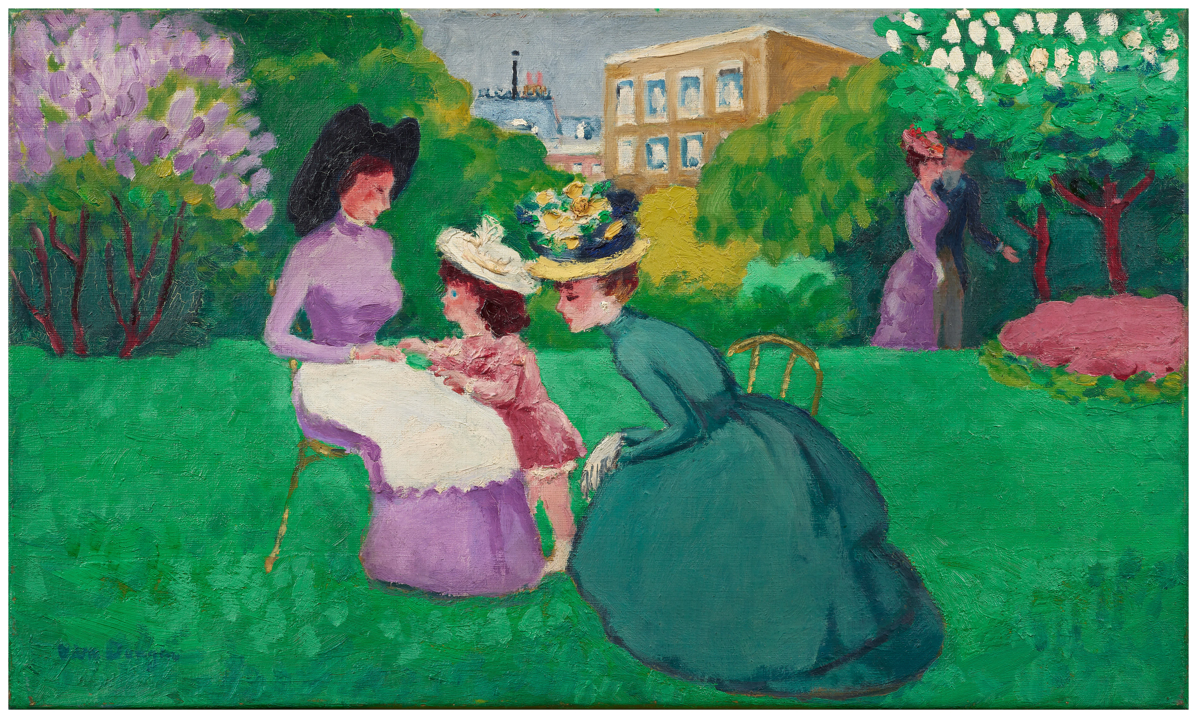 Le jardin ou Dans le parc - circa 1950-1955