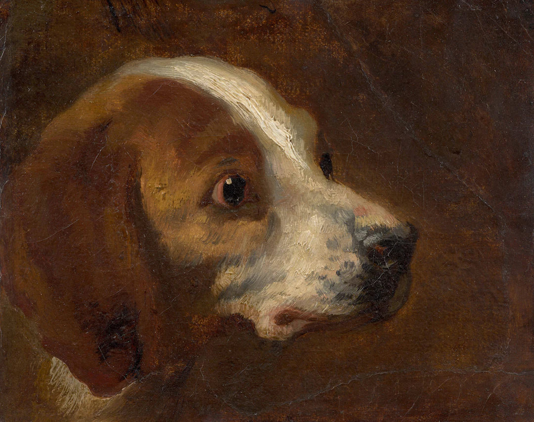 Théodore GÉRICAULT 1791 - 1824 Tête de chien