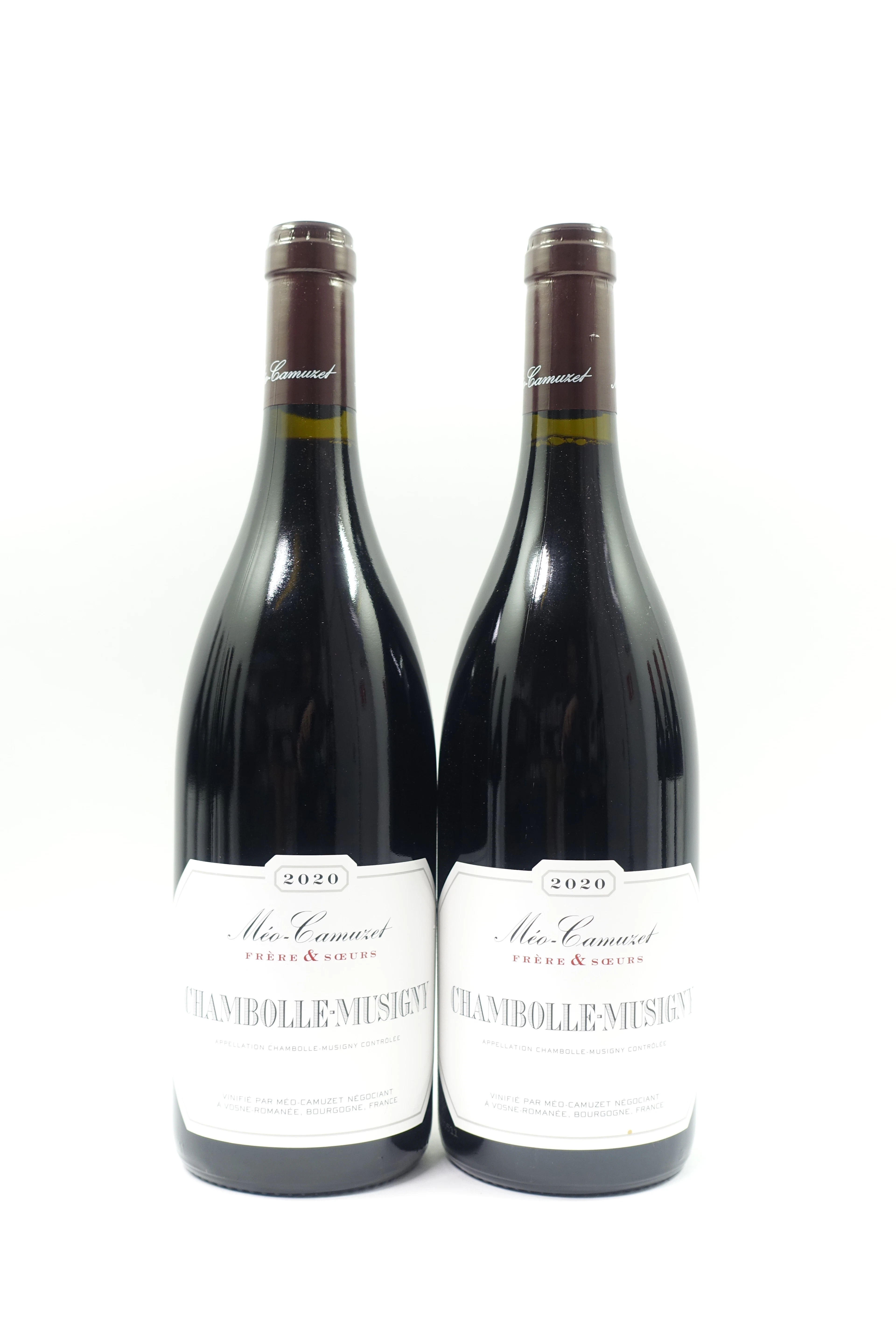 2 bts CHAMBOLLE MUSIGNY 2020 Méo Camuzet Frère & Sœurs